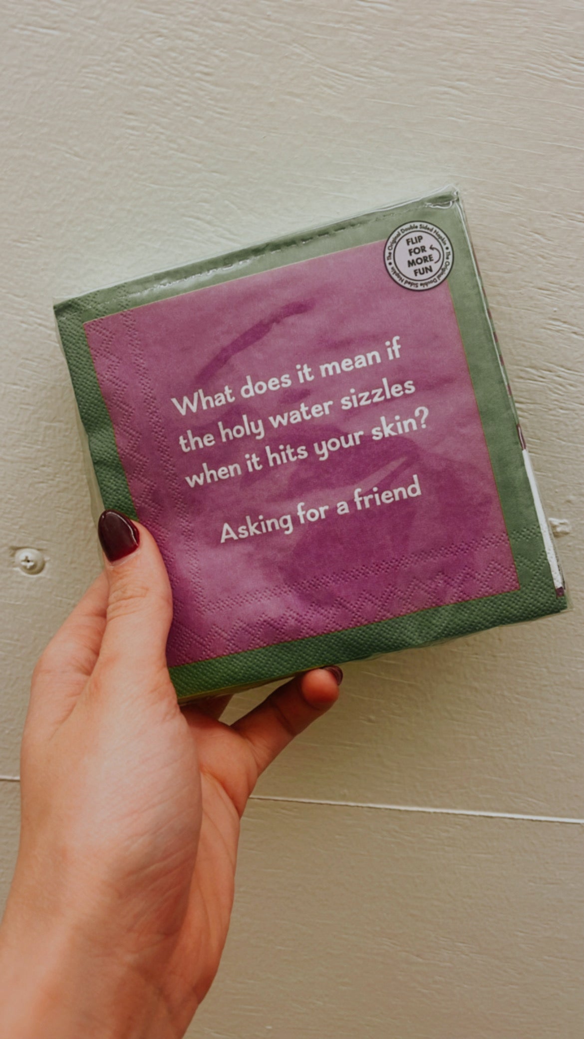 Drinks on Me- Cocktail Napkins!