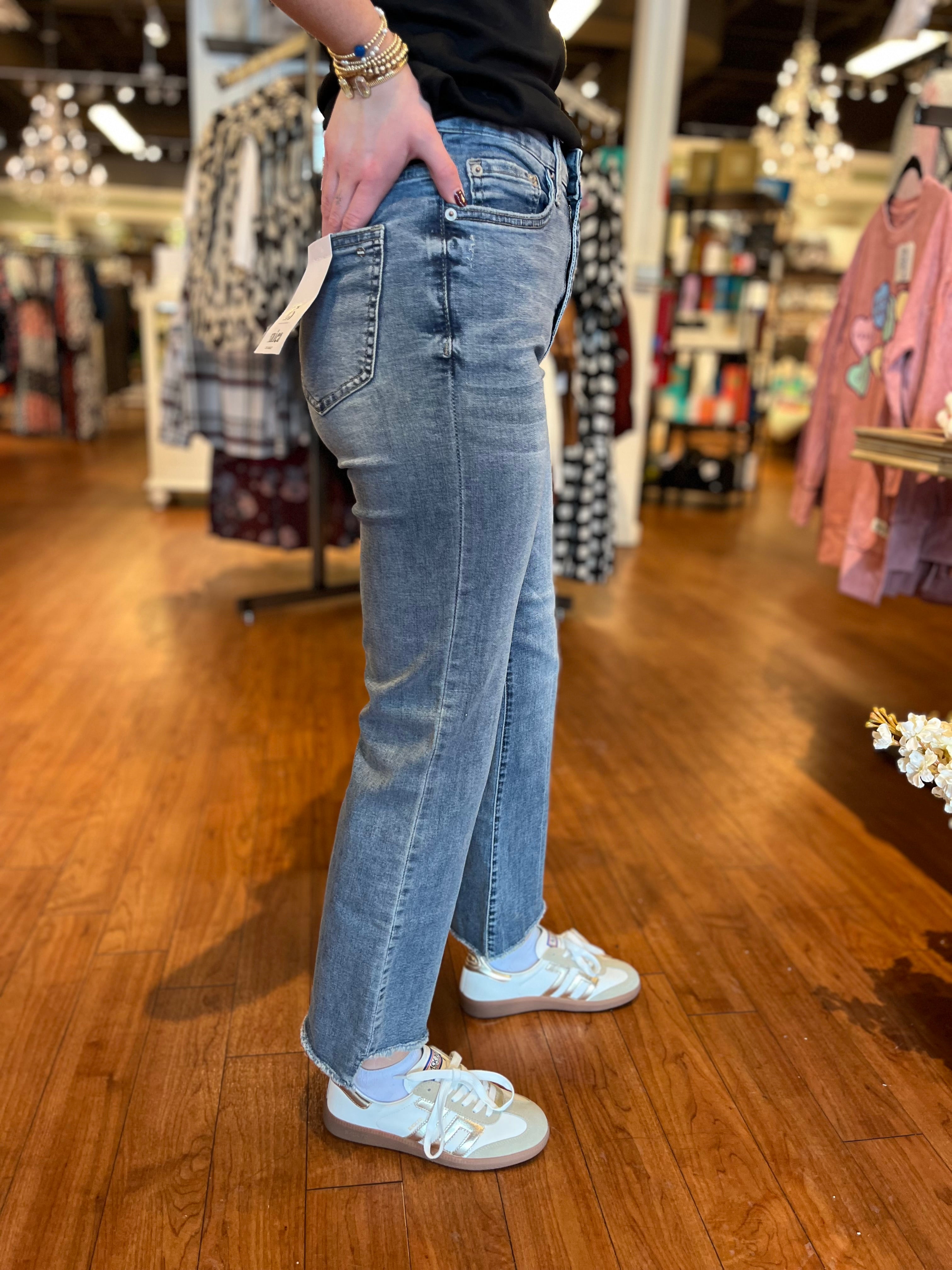 High Rise Bootcut w/ Step Hem - Allure