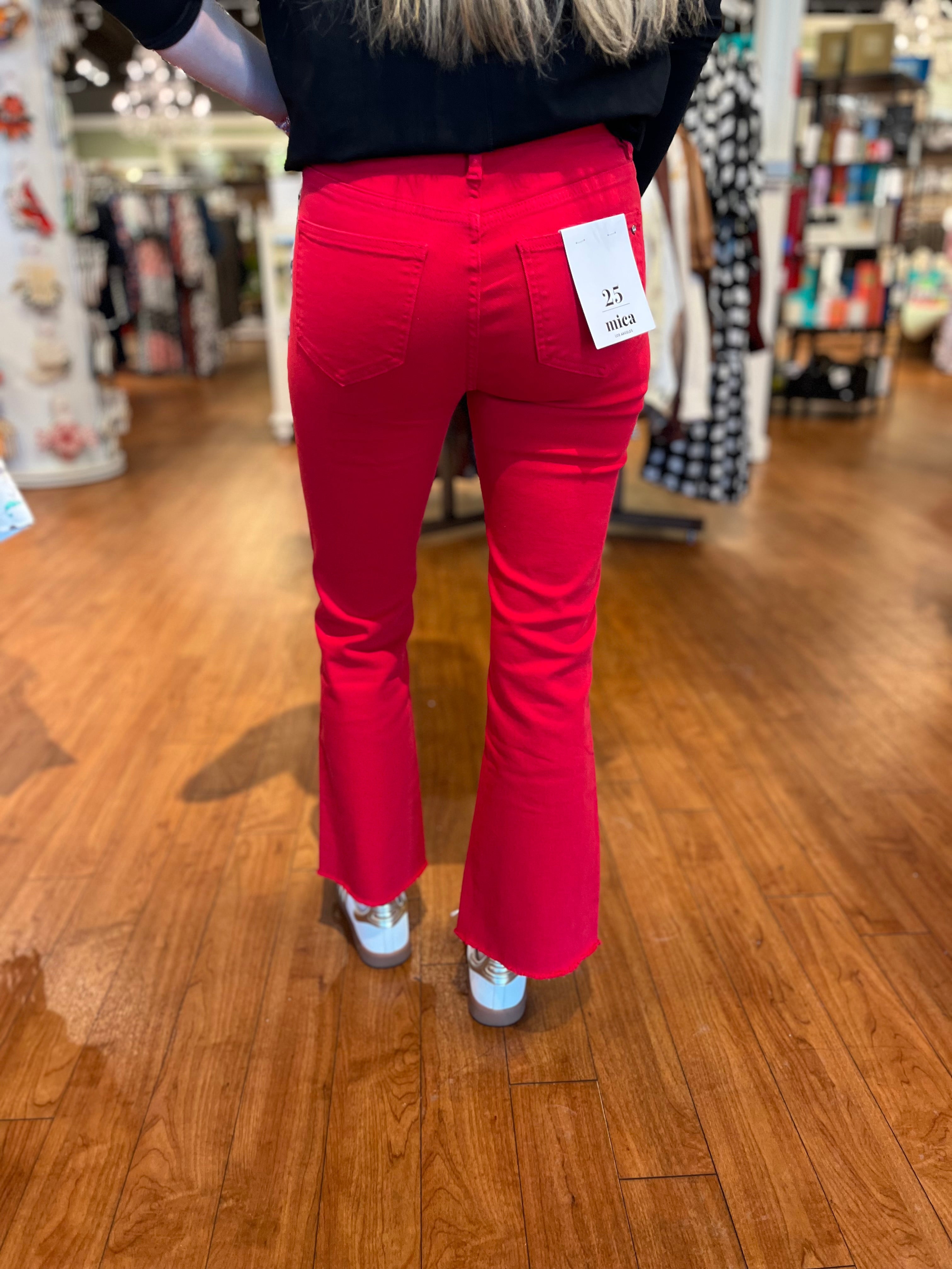 Ankle Flare - Husker Red