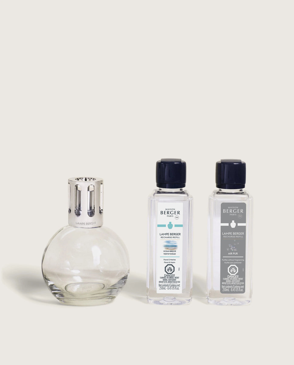 LAMPE BERGER 芳香器セット　音楽会 Essential Round Lamp Ritual Starter Kit with Air Pur So Neutral +