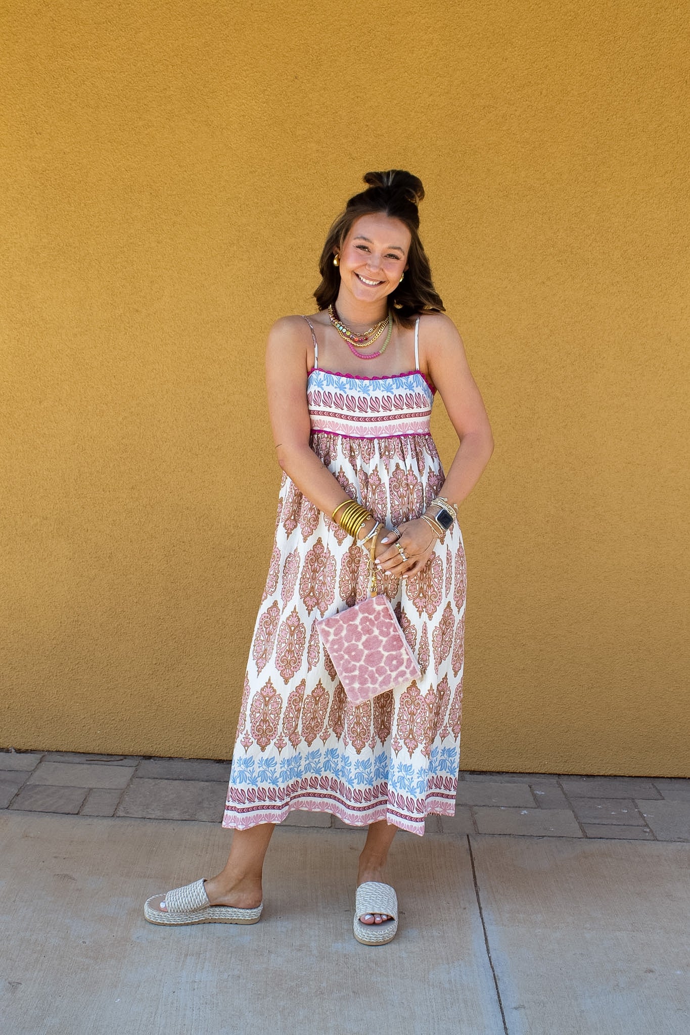 Scalloped Sunset Dress