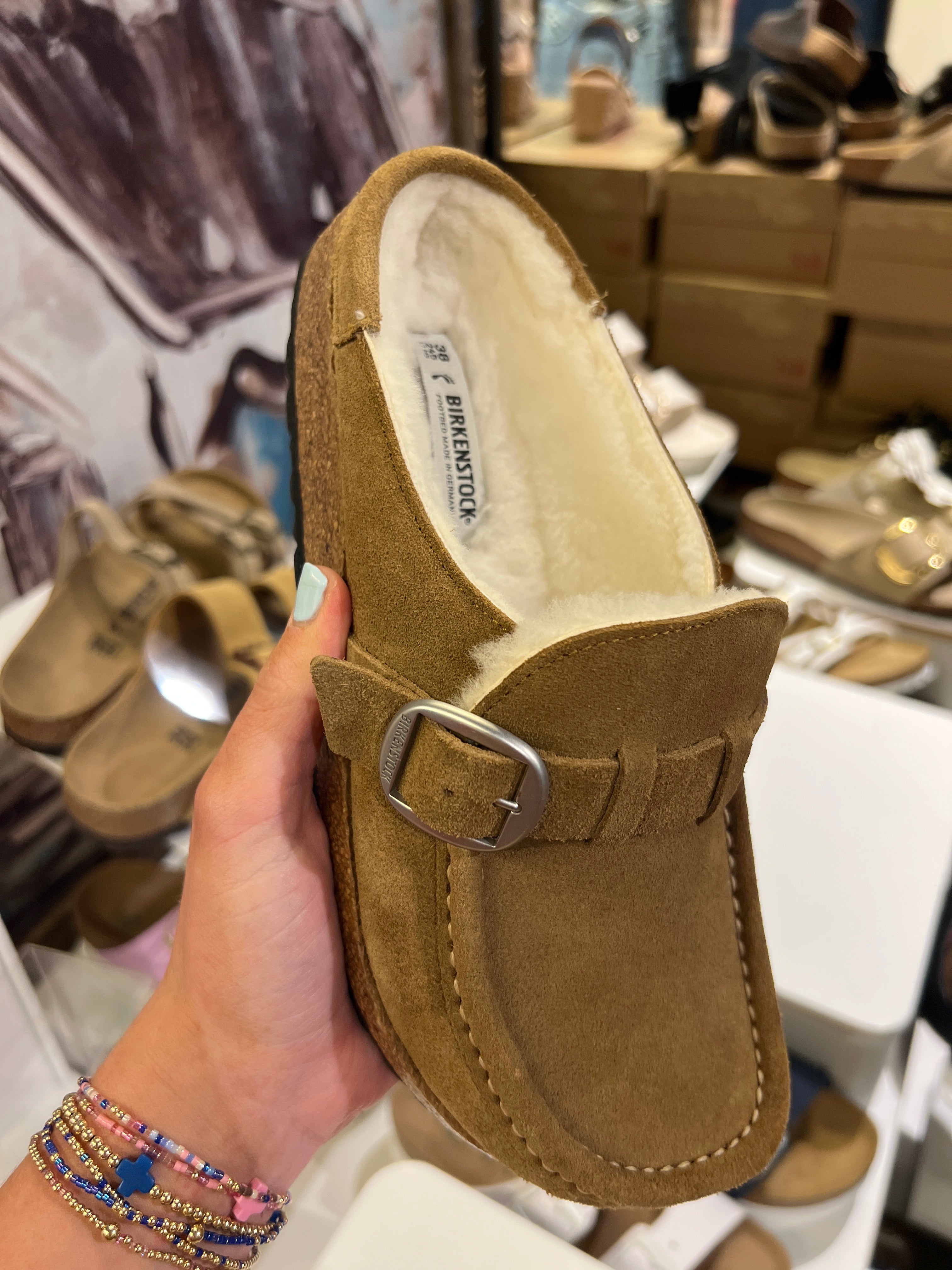 BUCKLEY SHEARLING - TEA