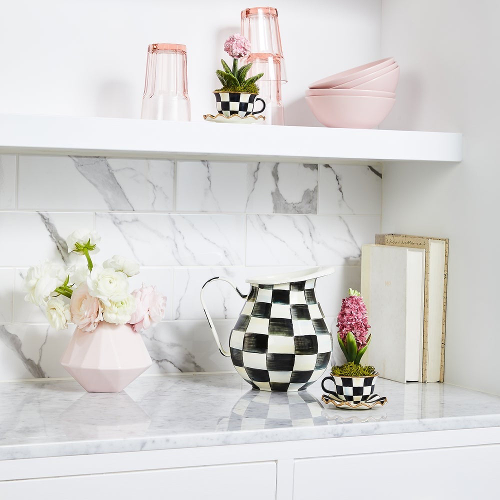 Courtly Check Pitcher