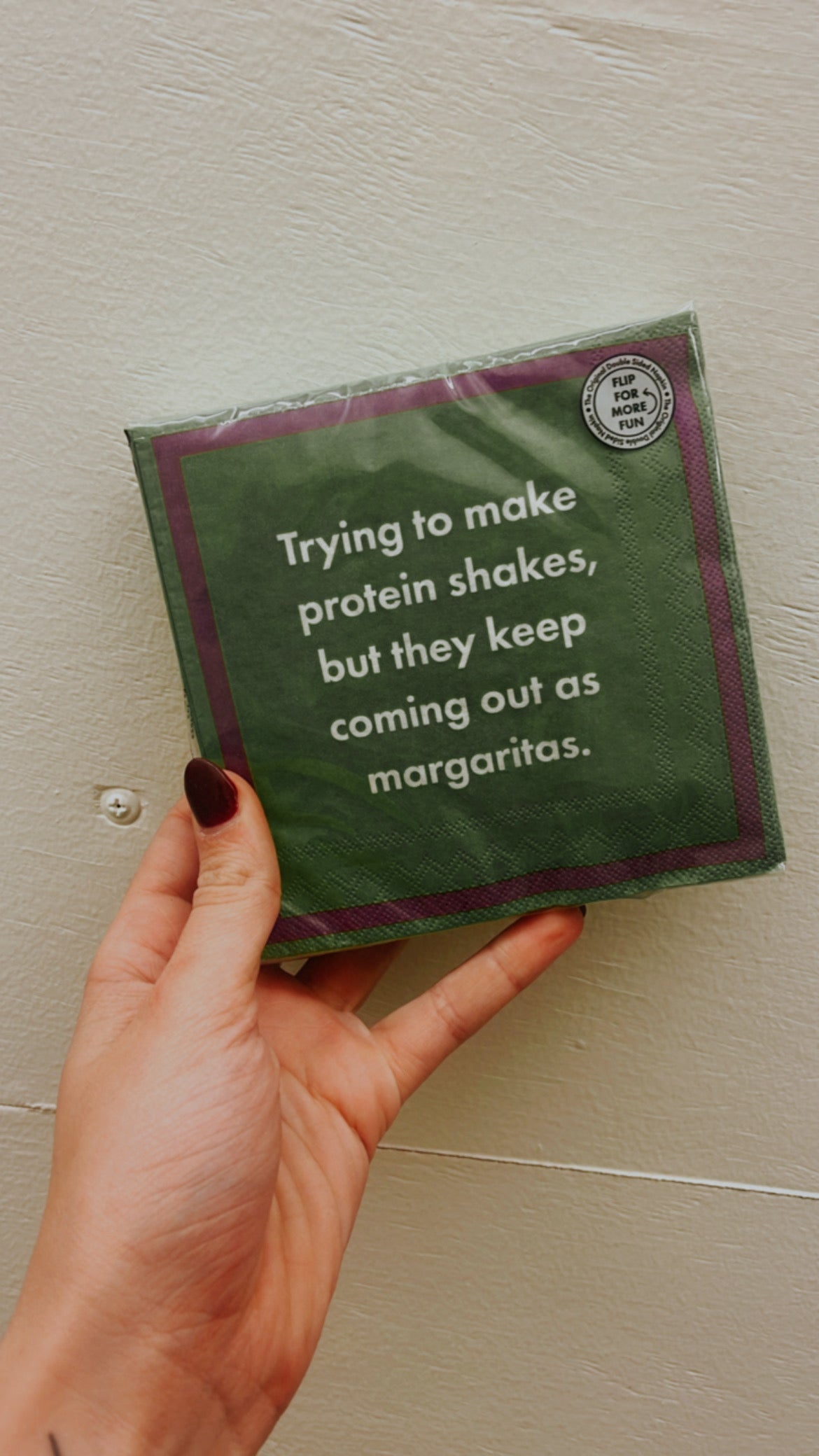 Drinks on Me- Cocktail Napkins!