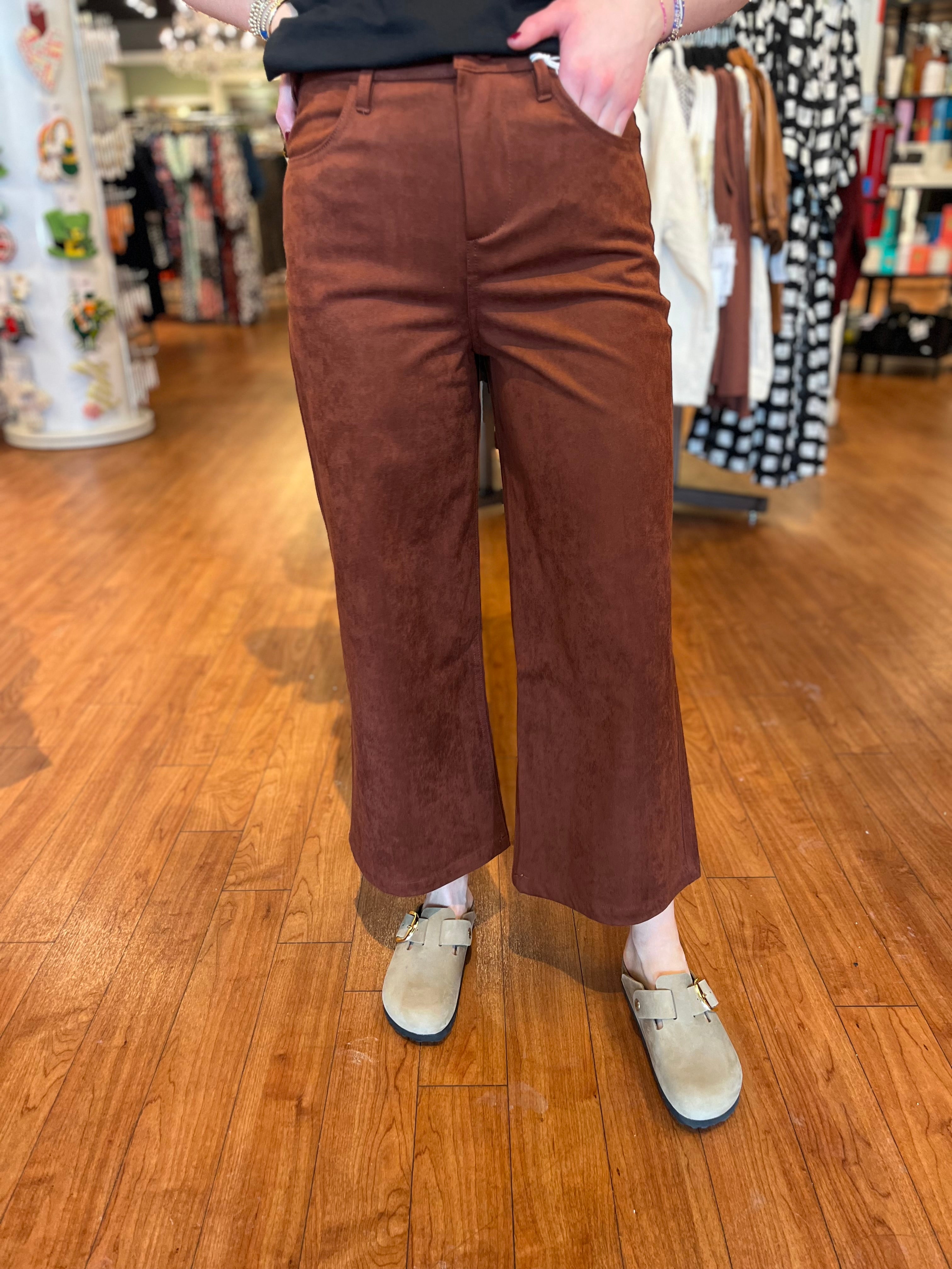 Audrey Cropped - Espresso