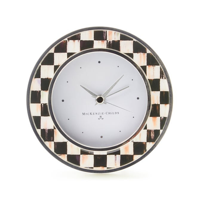 Courtly Check Desk Clock