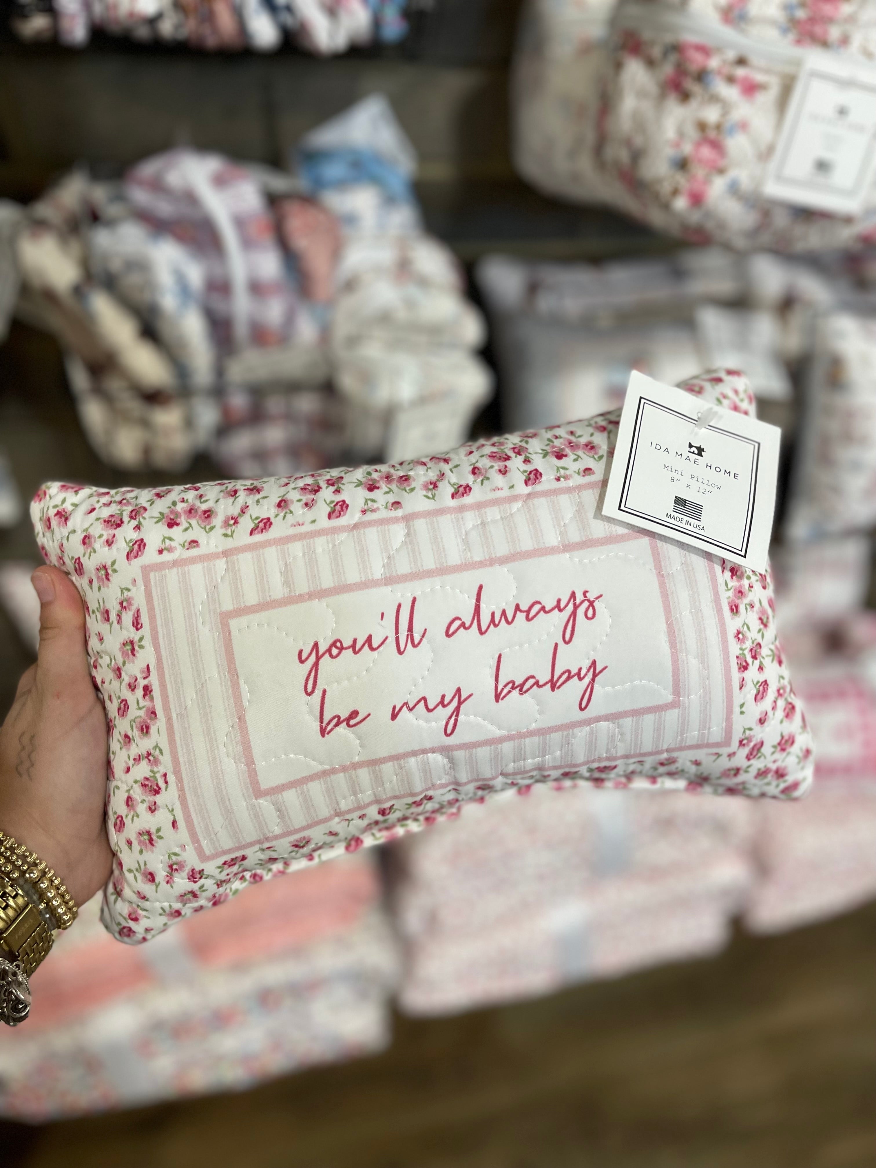 Mini Rectangle Pillow 8” x 12”