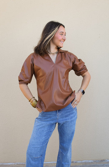 Caramel Edge Top