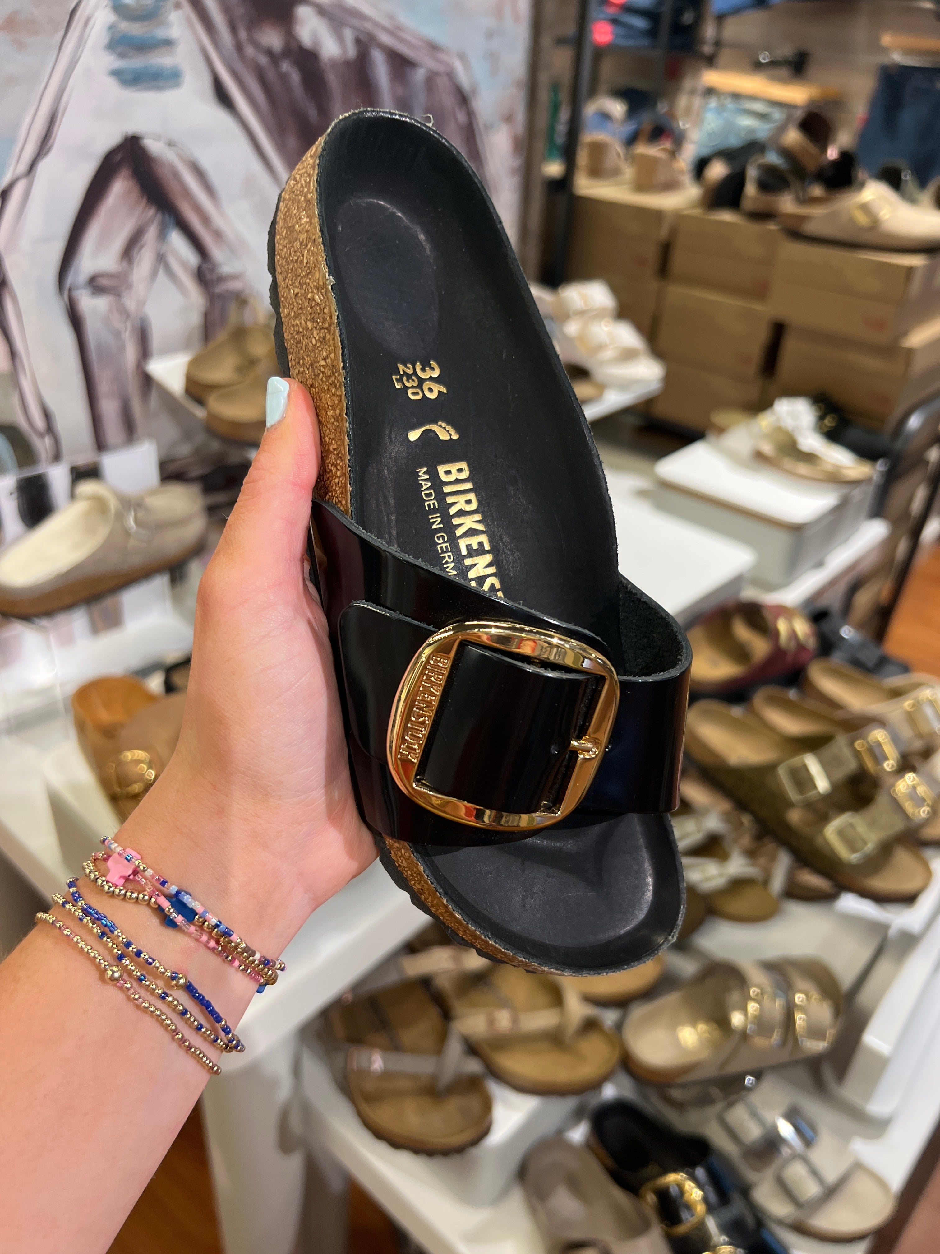 MADRID BIG BUCKLE HIGH SHINE BLK