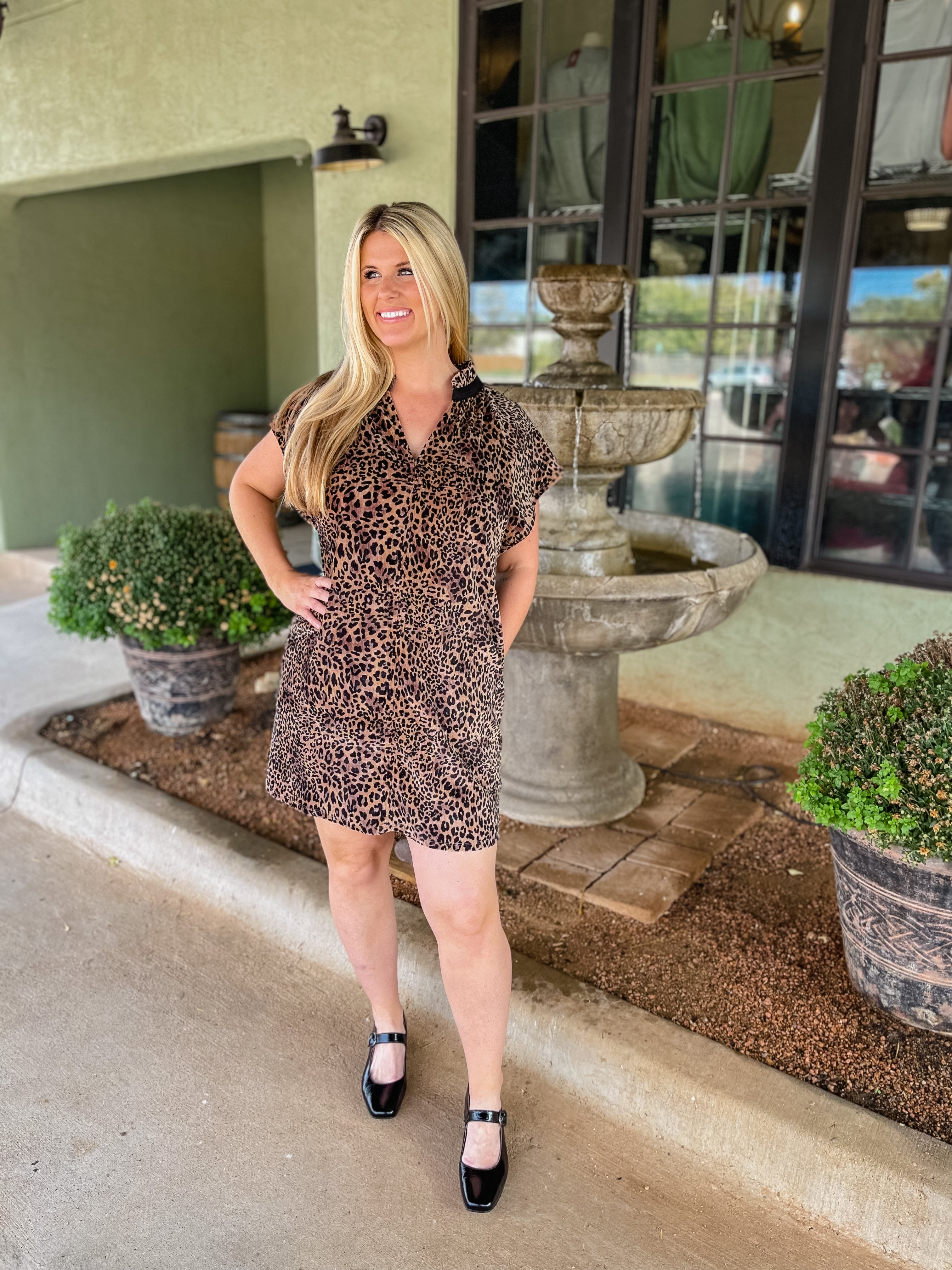 The Luxe Leopard Shift Dress