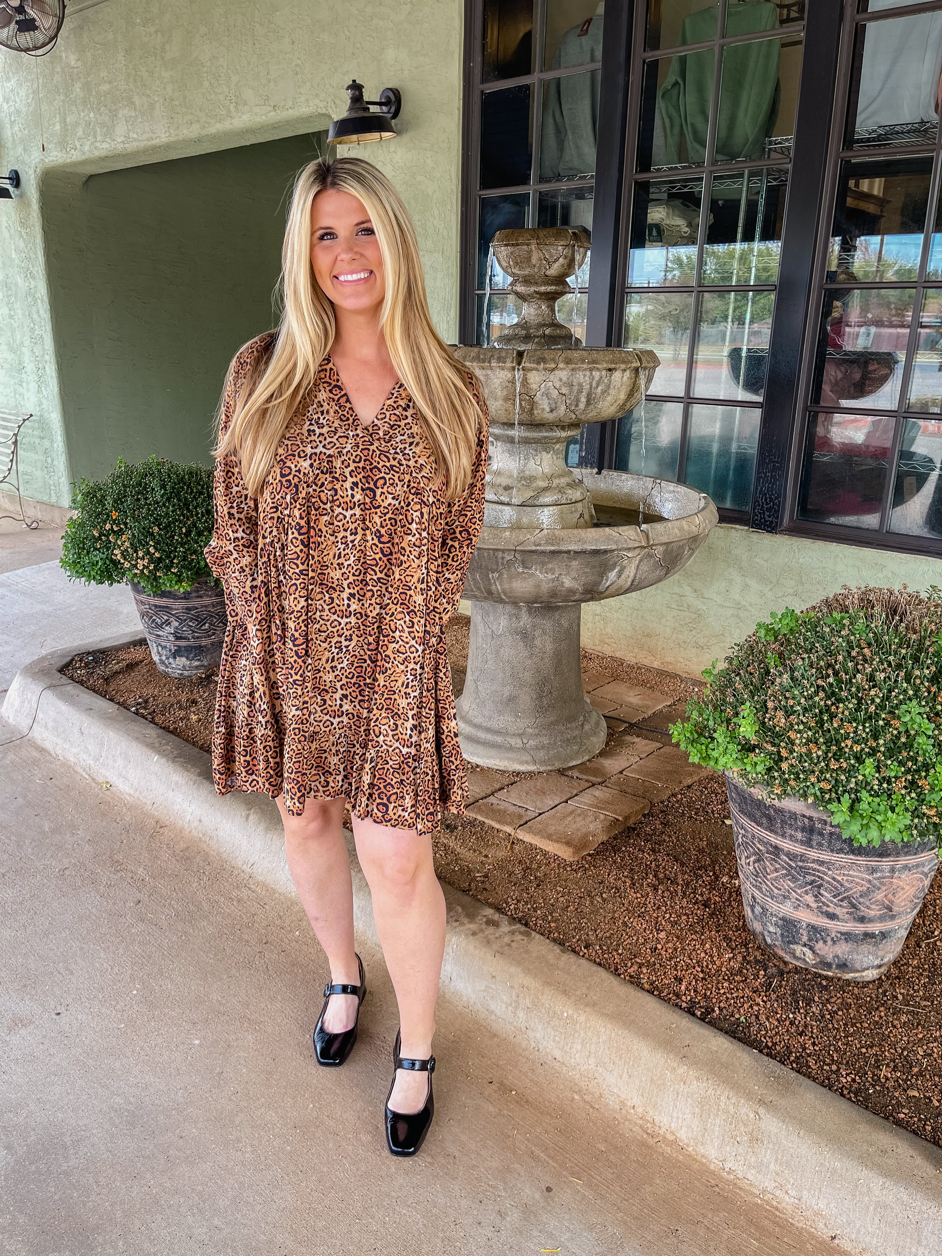 Wild & Cozy Babydoll Dress