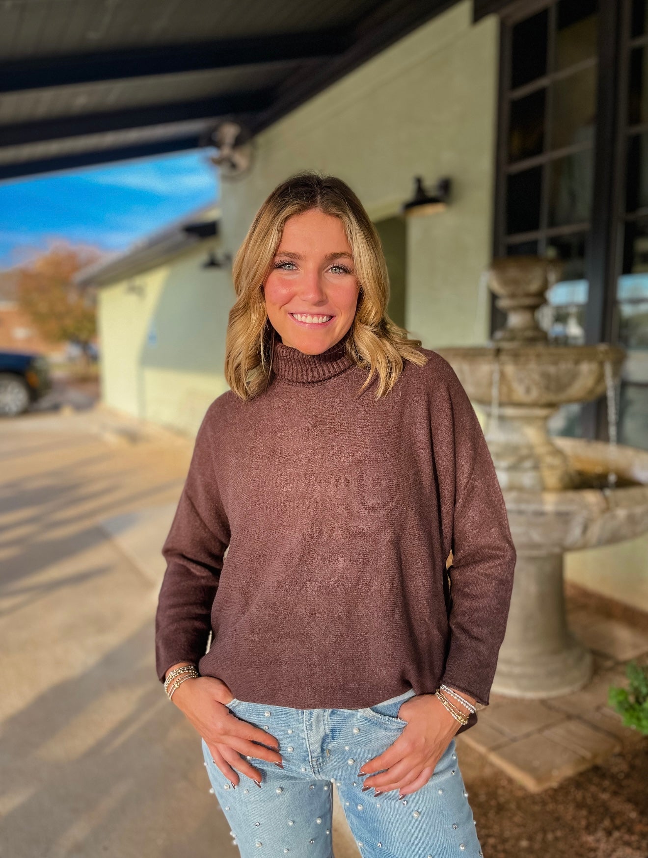 Chocolate Cloud Turtleneck