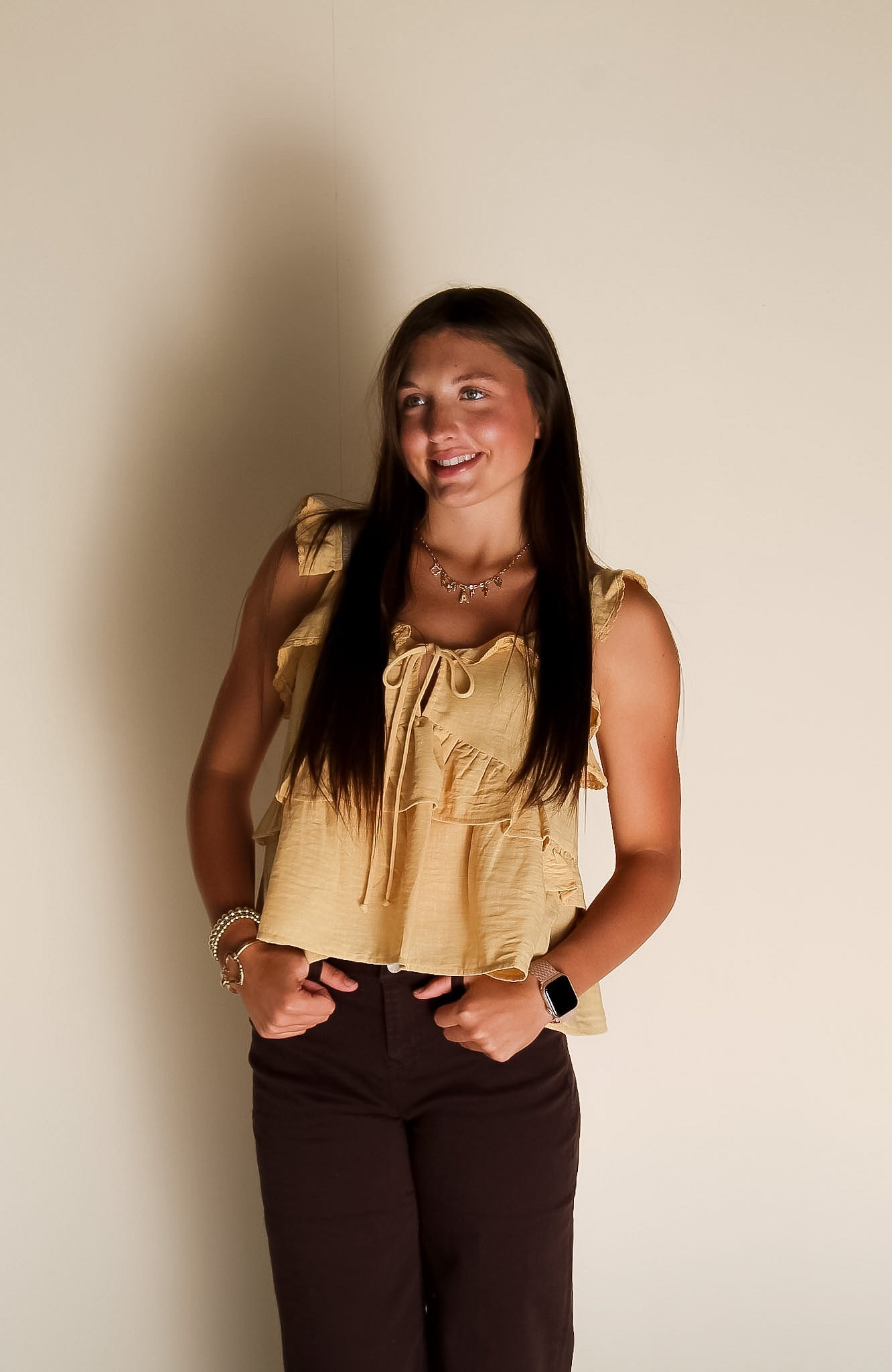 Skinny Flutter Sleeve Top