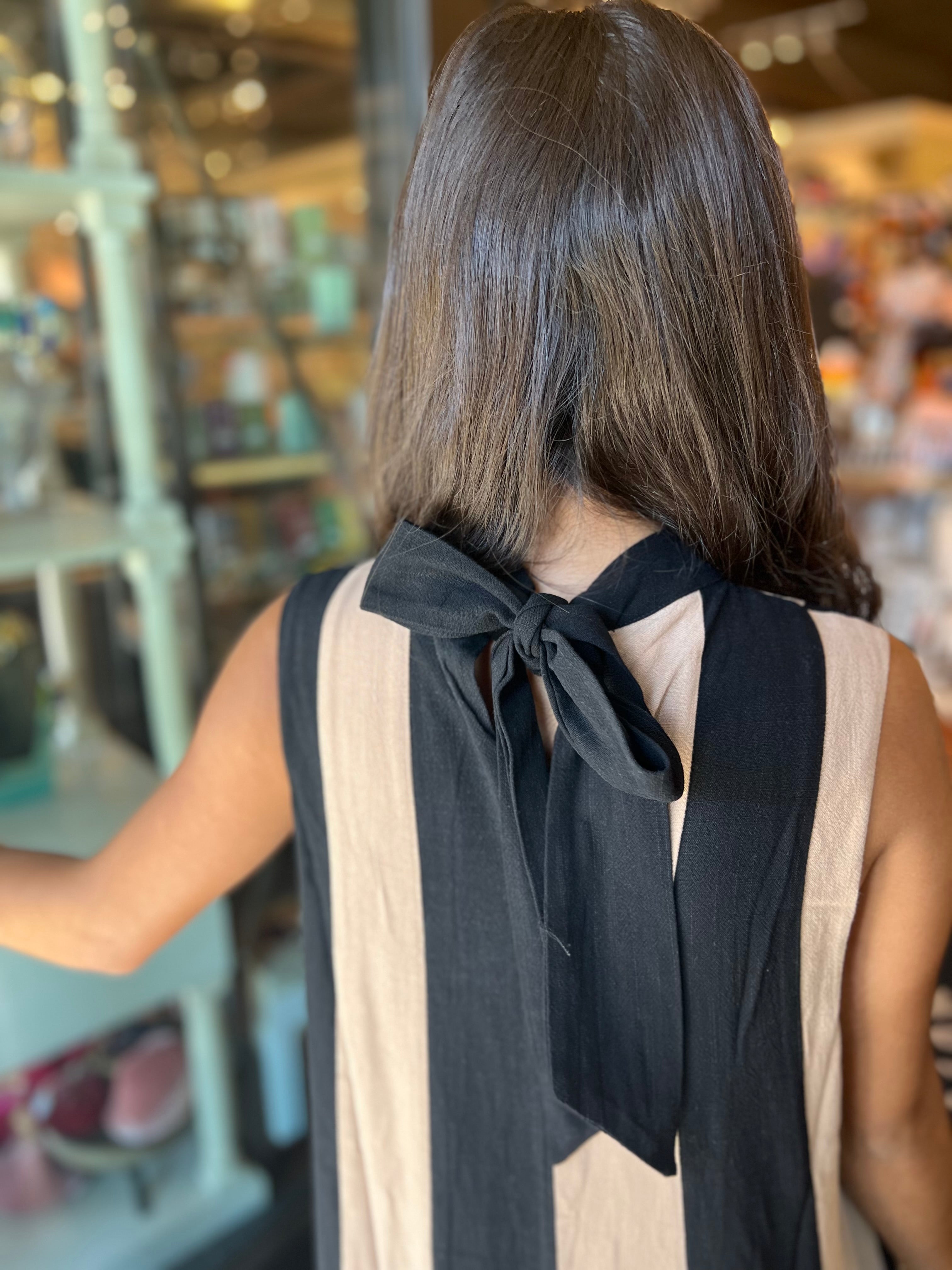 Neutral Stripe Dress