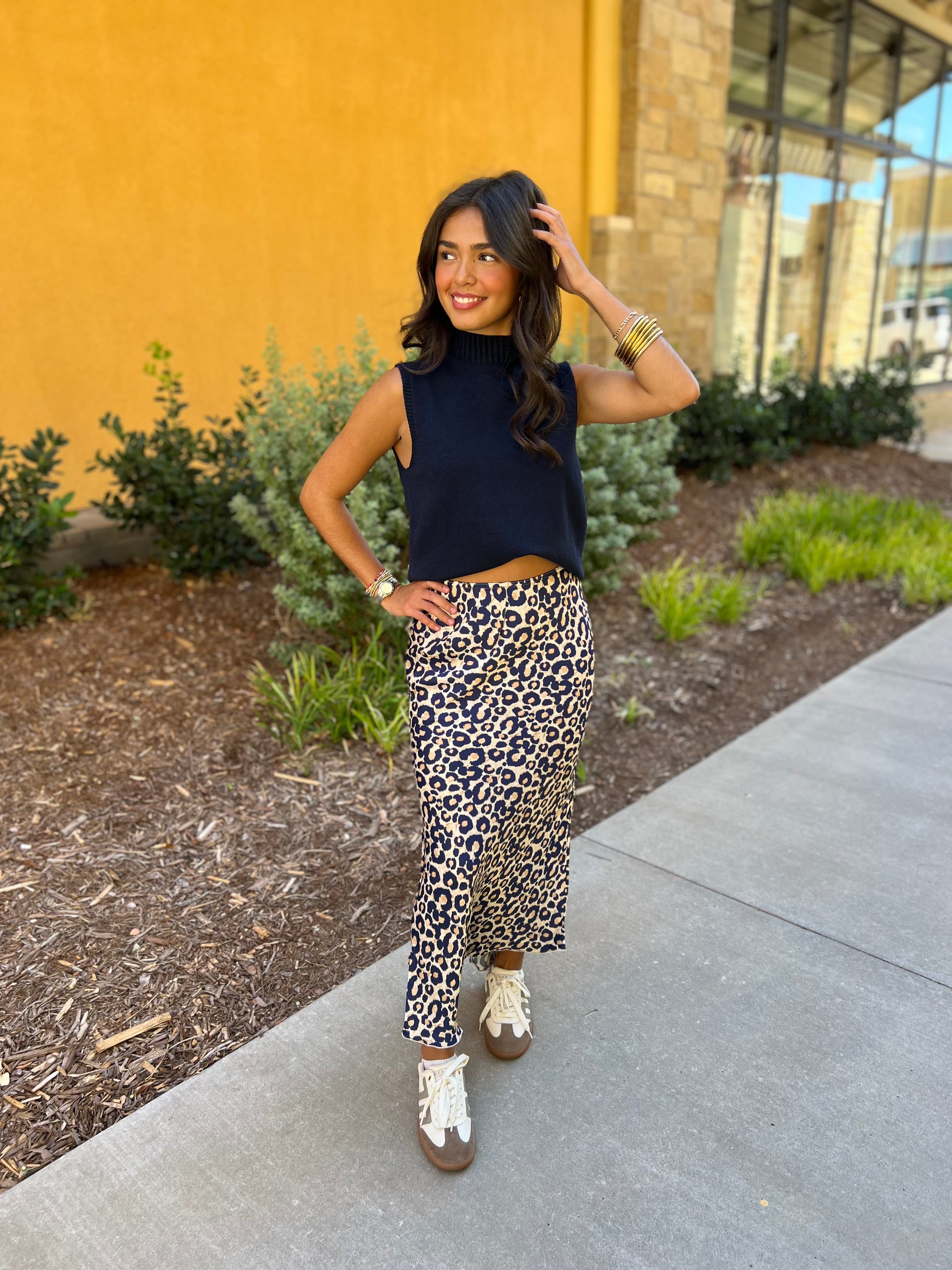 Leopard Luxe Skirt