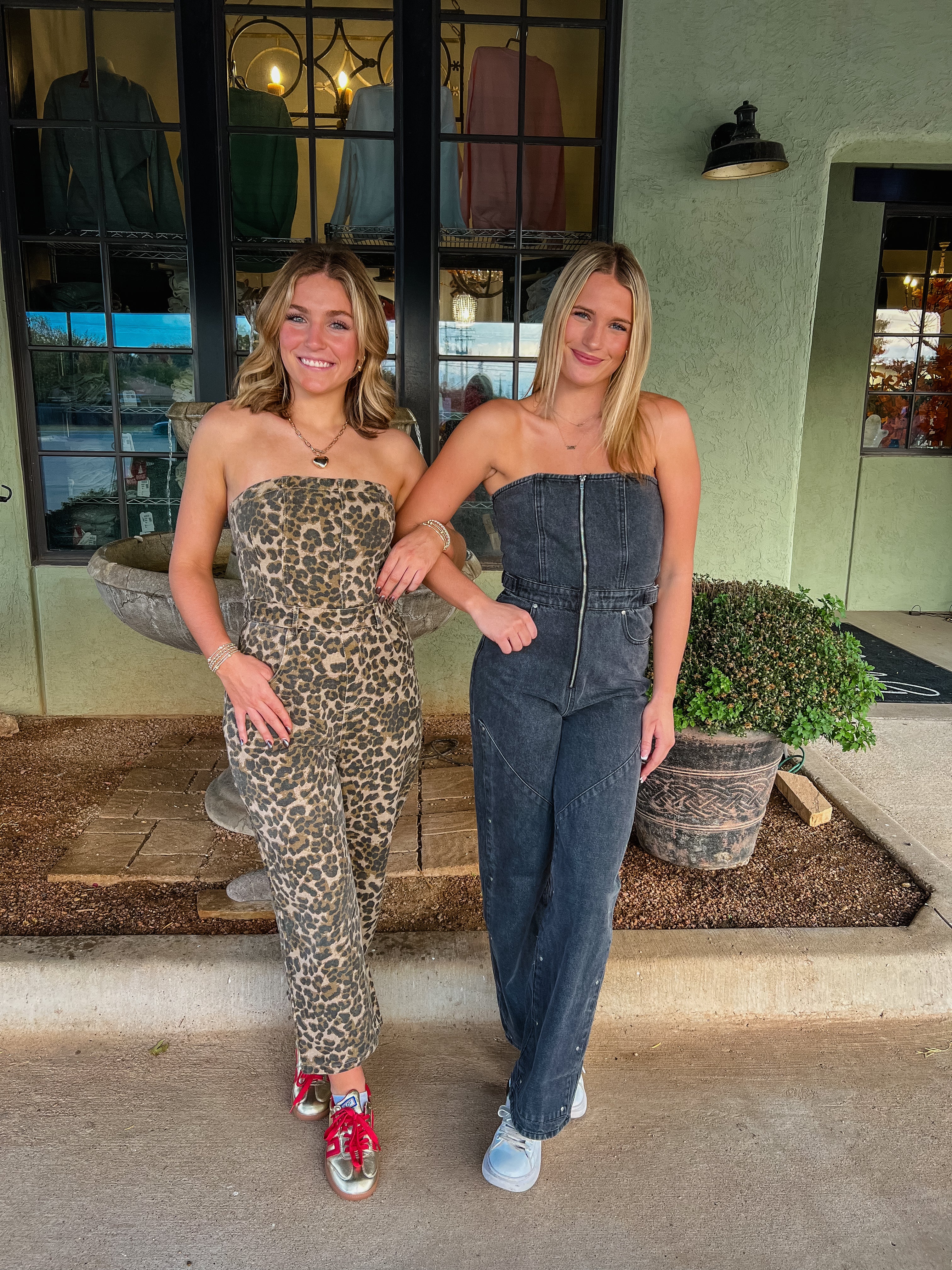 The Downtown Black Denim Jumpsuit