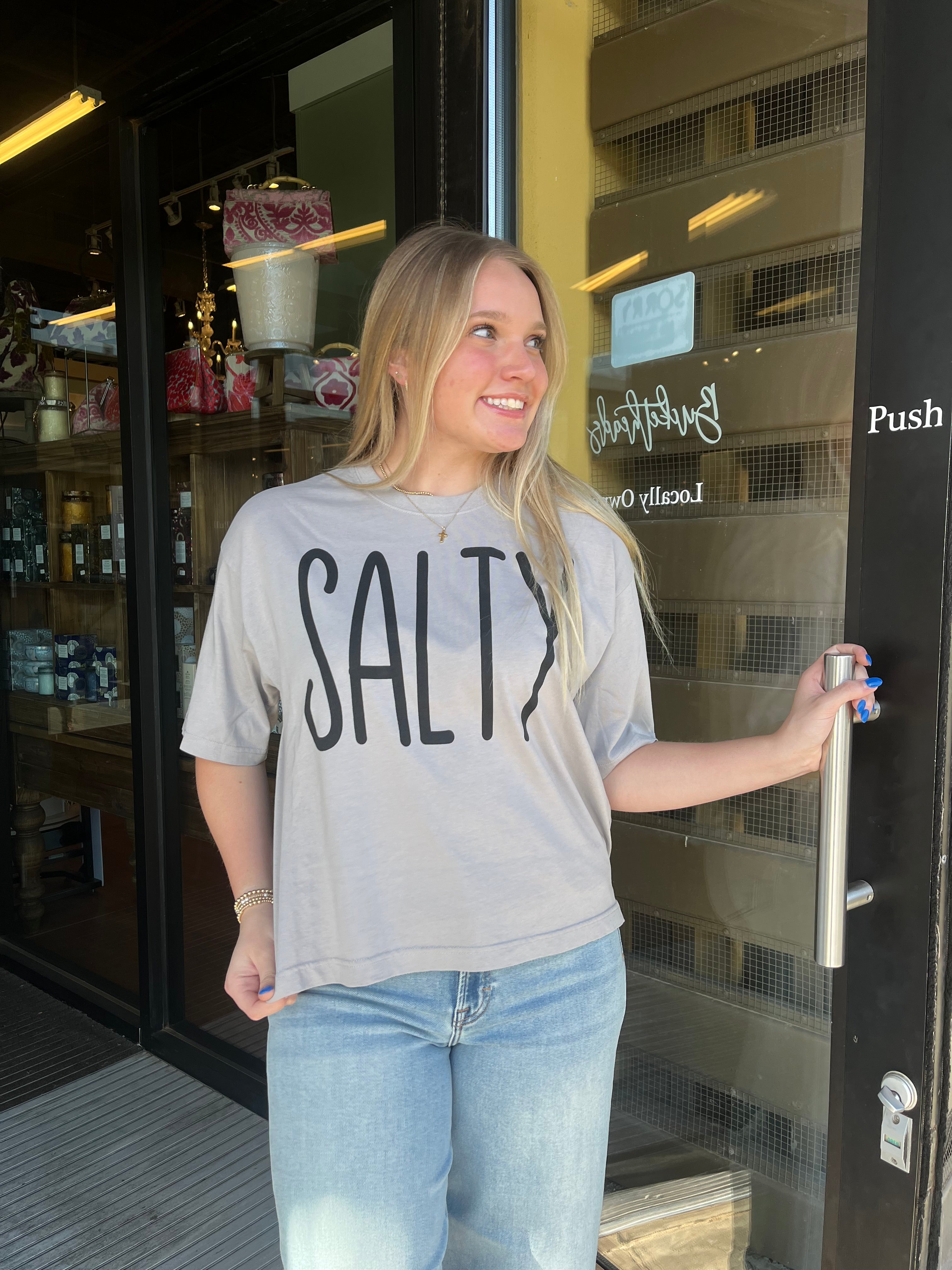 Salty Cropped Tee