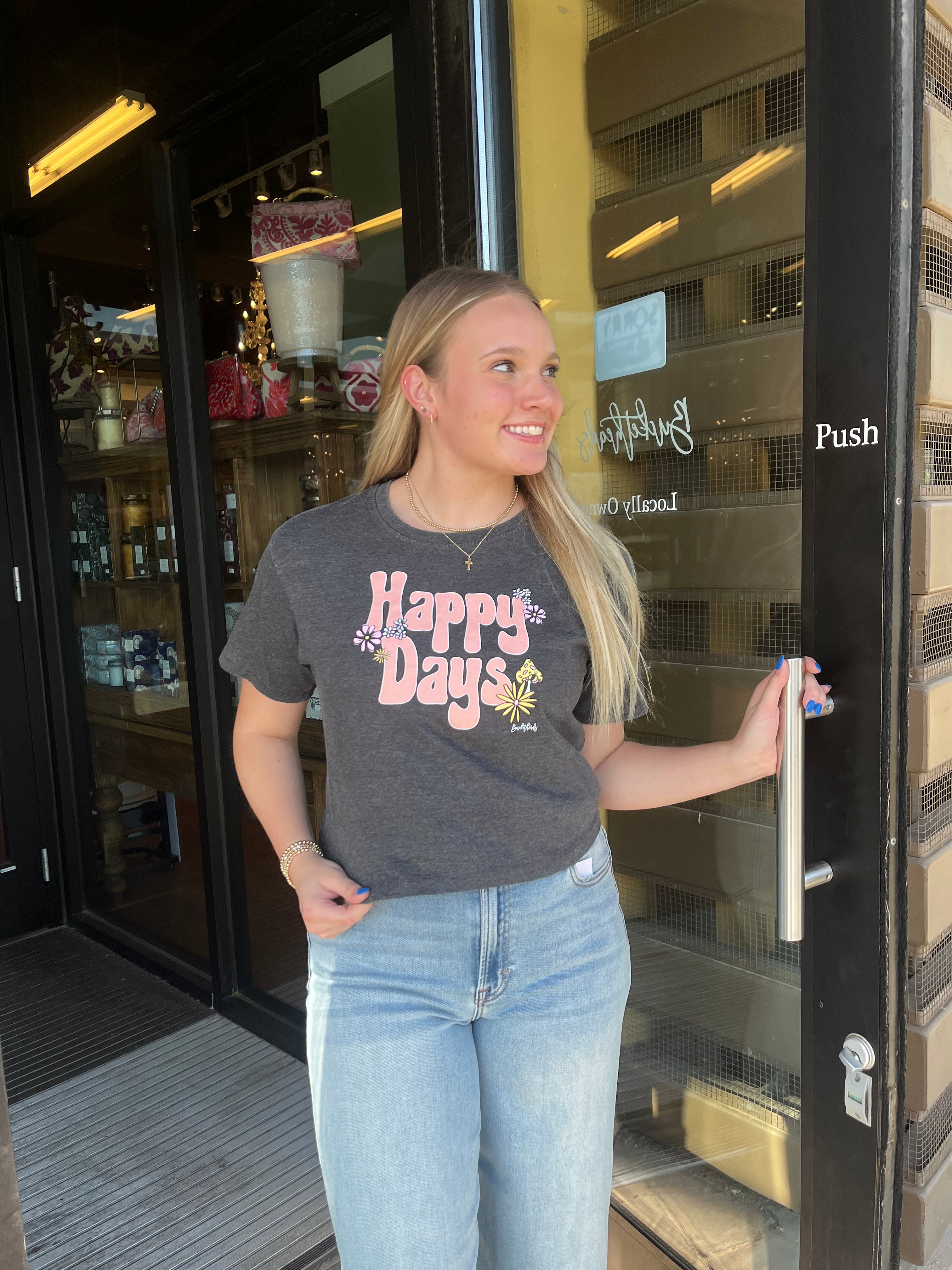 Happy Days Cropped Tee