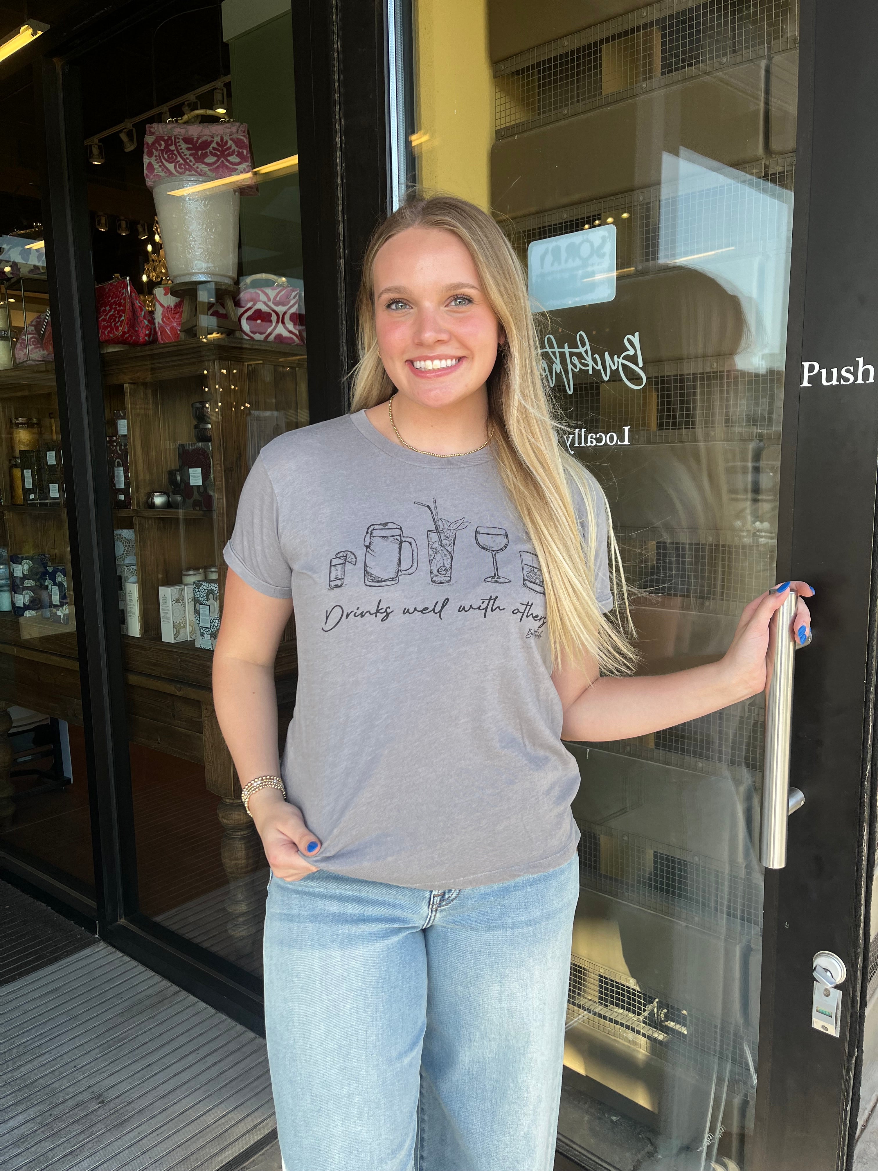 Drinks Well with Others Tee