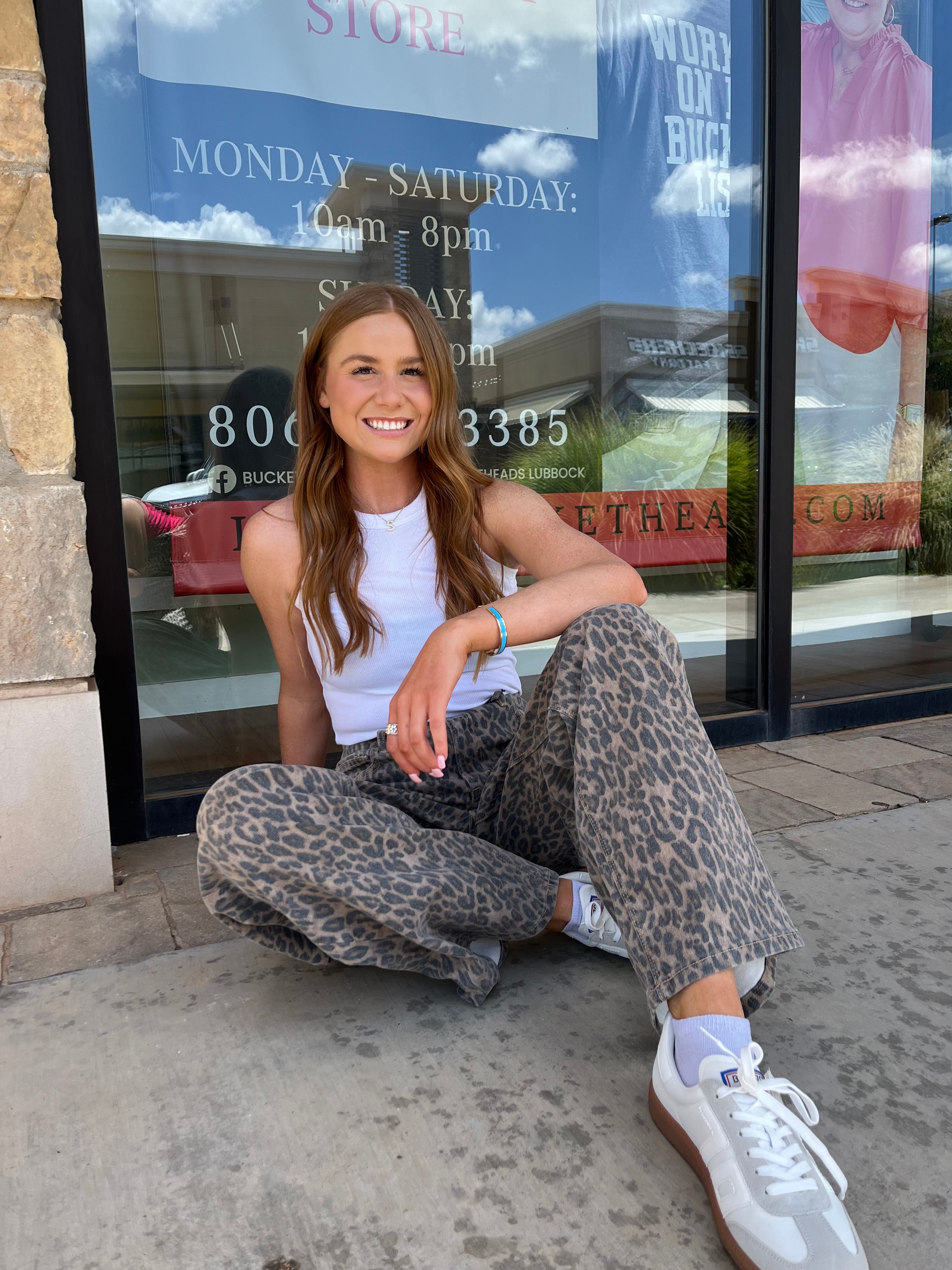 Alyx High-Rise Baggy Jean - Cheetah