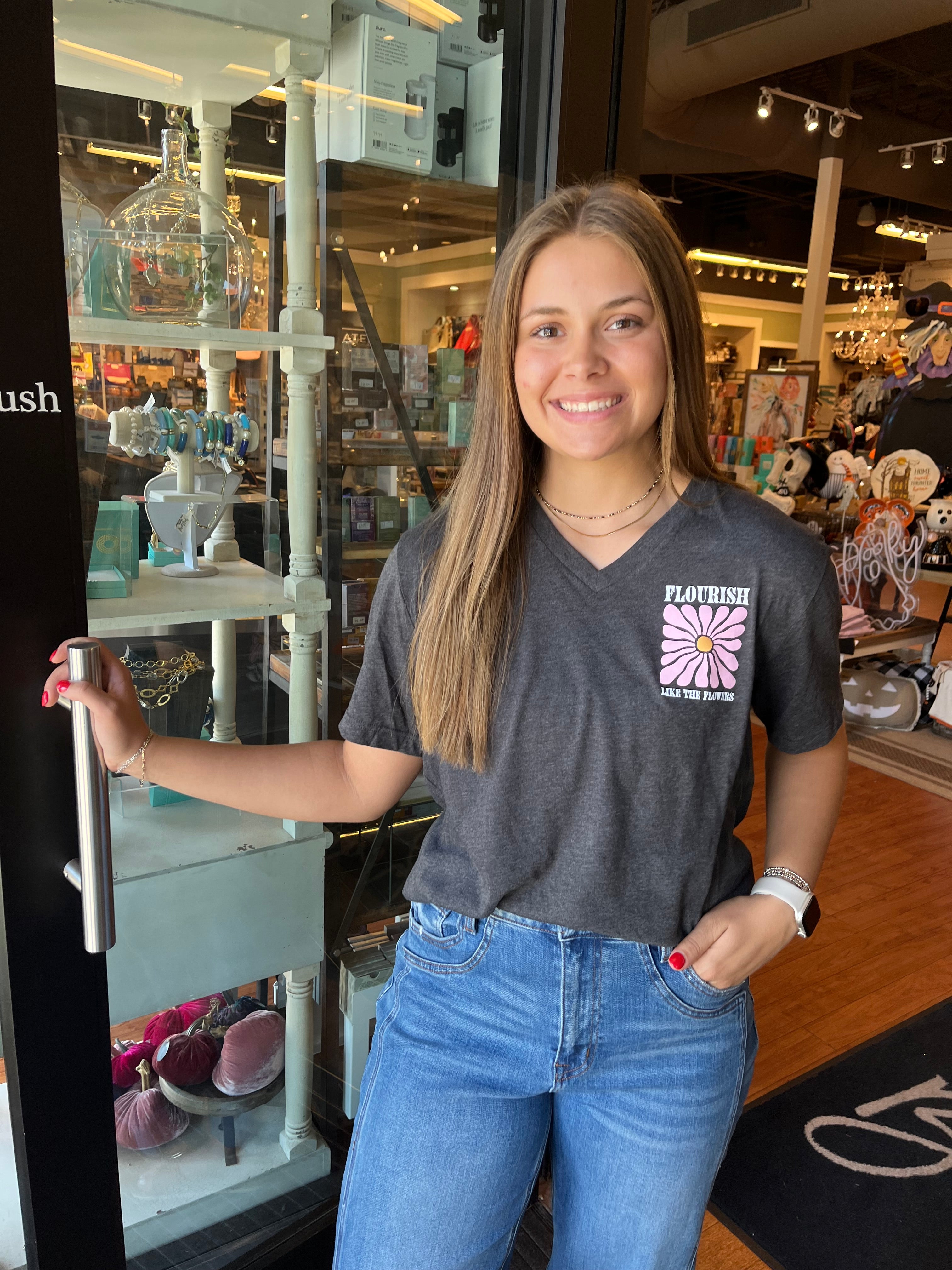 Flourish Like the Flowers Tee