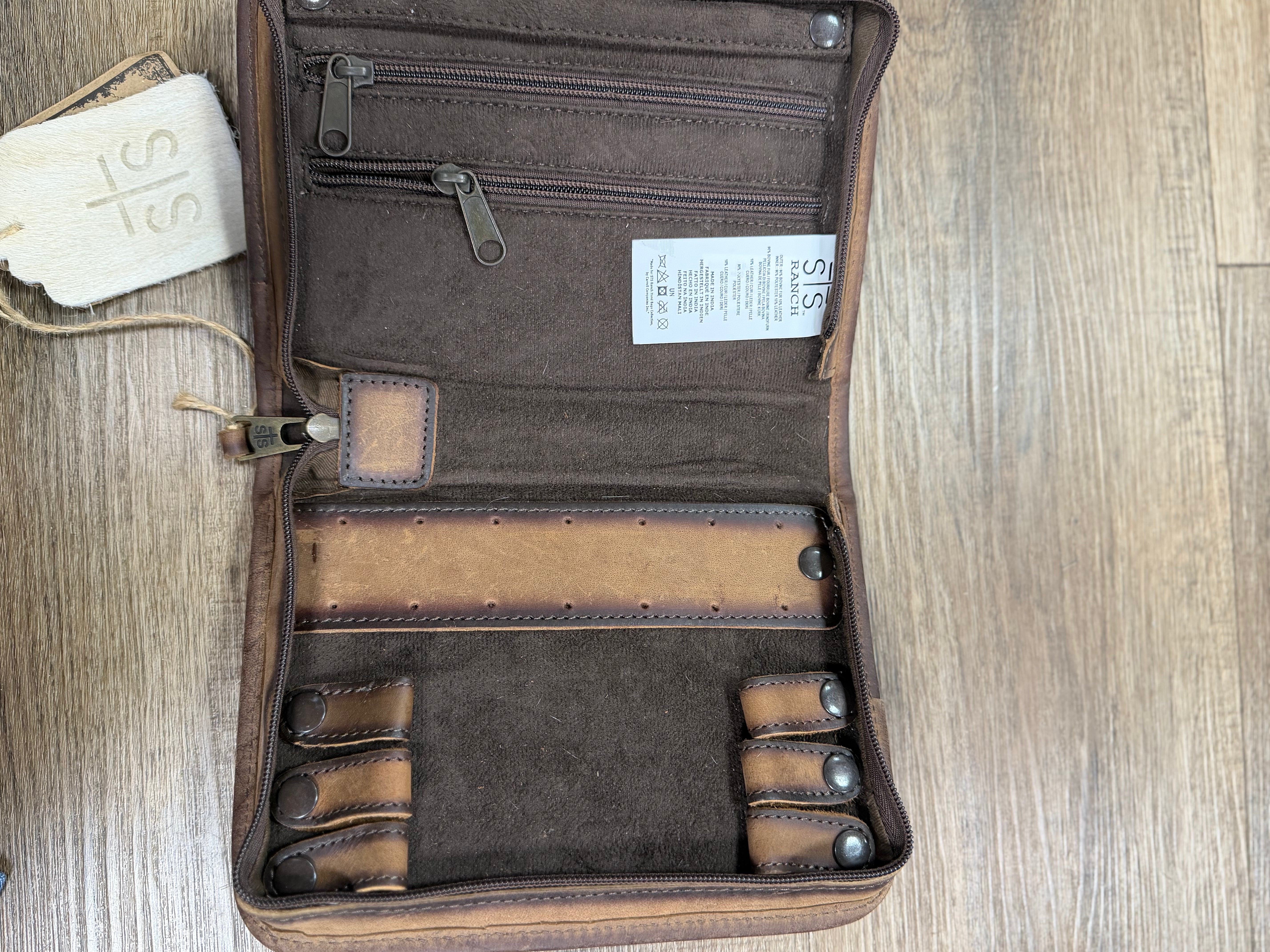 COWHIDE JEWELRY CASE (MADISON)