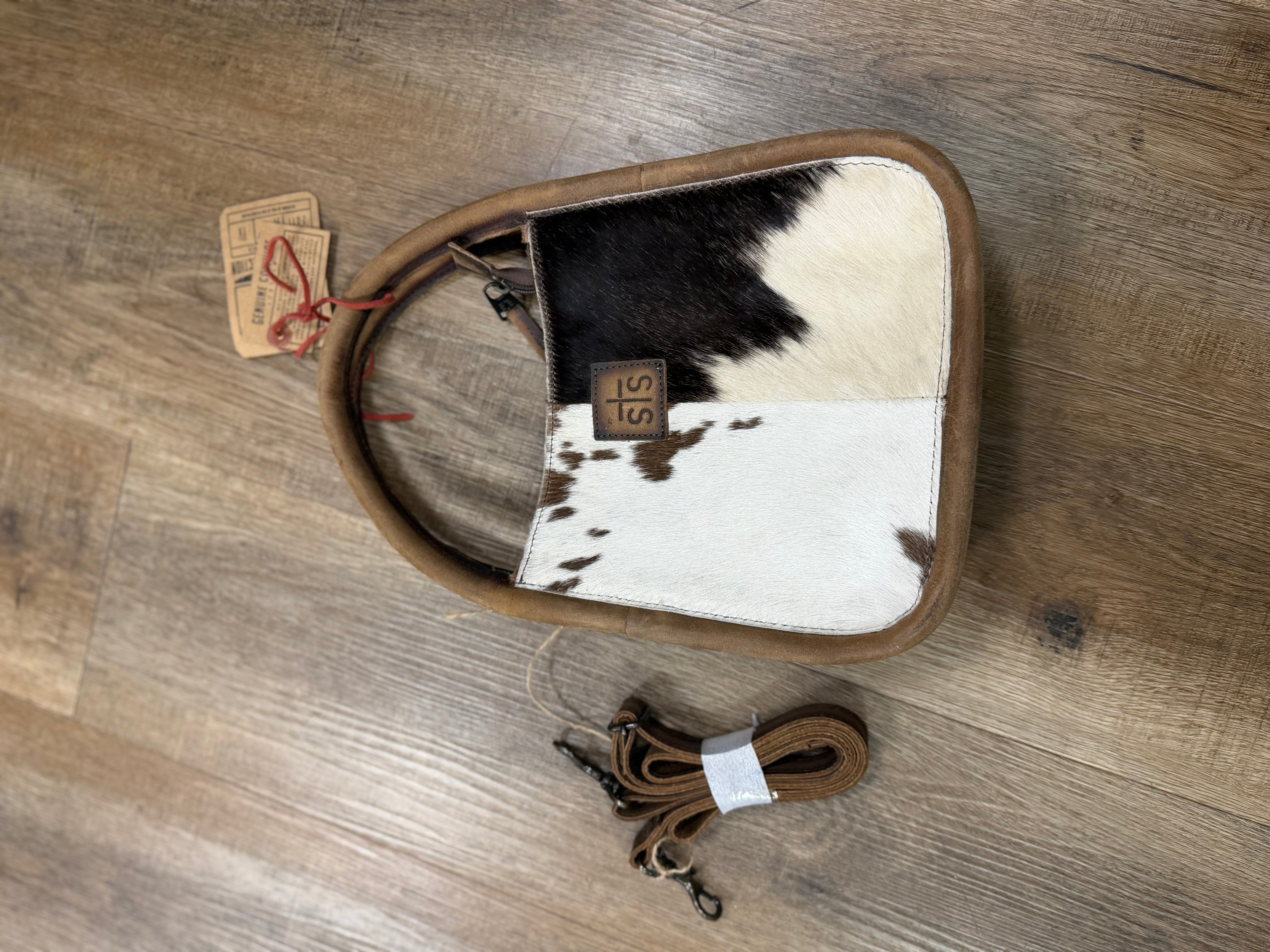 COWHIDE SUGAR SATCHEL