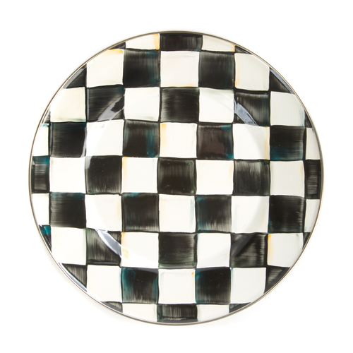courtly check dinner plate