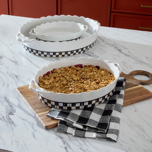 courtly check everyday medium oval baker