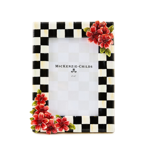 courtly check floral 4 x 6 frame