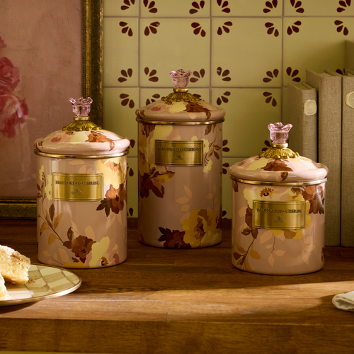 wild rose mauve large canister