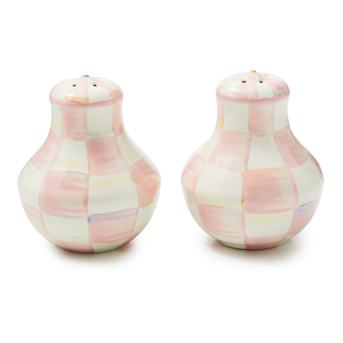 rosy check salt pepper shakers