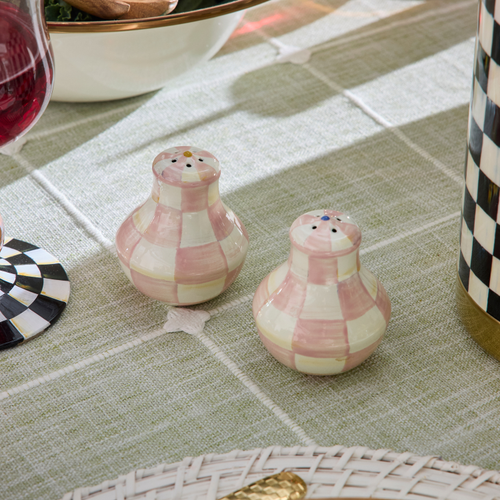 rosy check salt pepper shakers