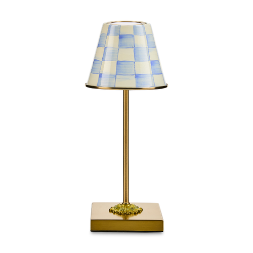 sky check led rechargeable cafe table lamp