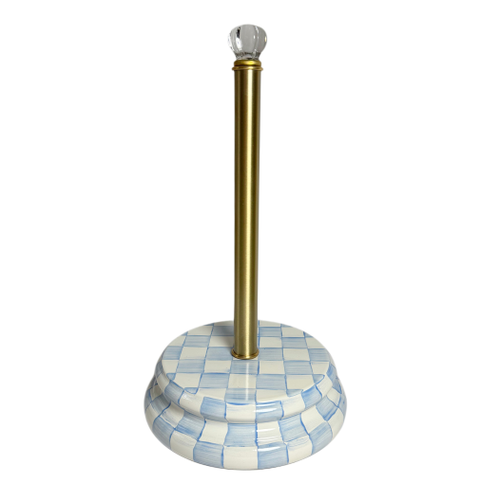 sky check paper towel holder