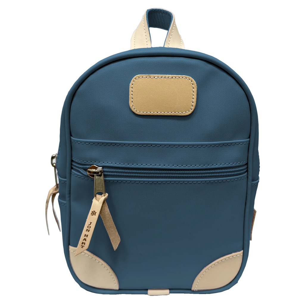 Jon Hart Design Mini Backpack Navy Coated Canvas