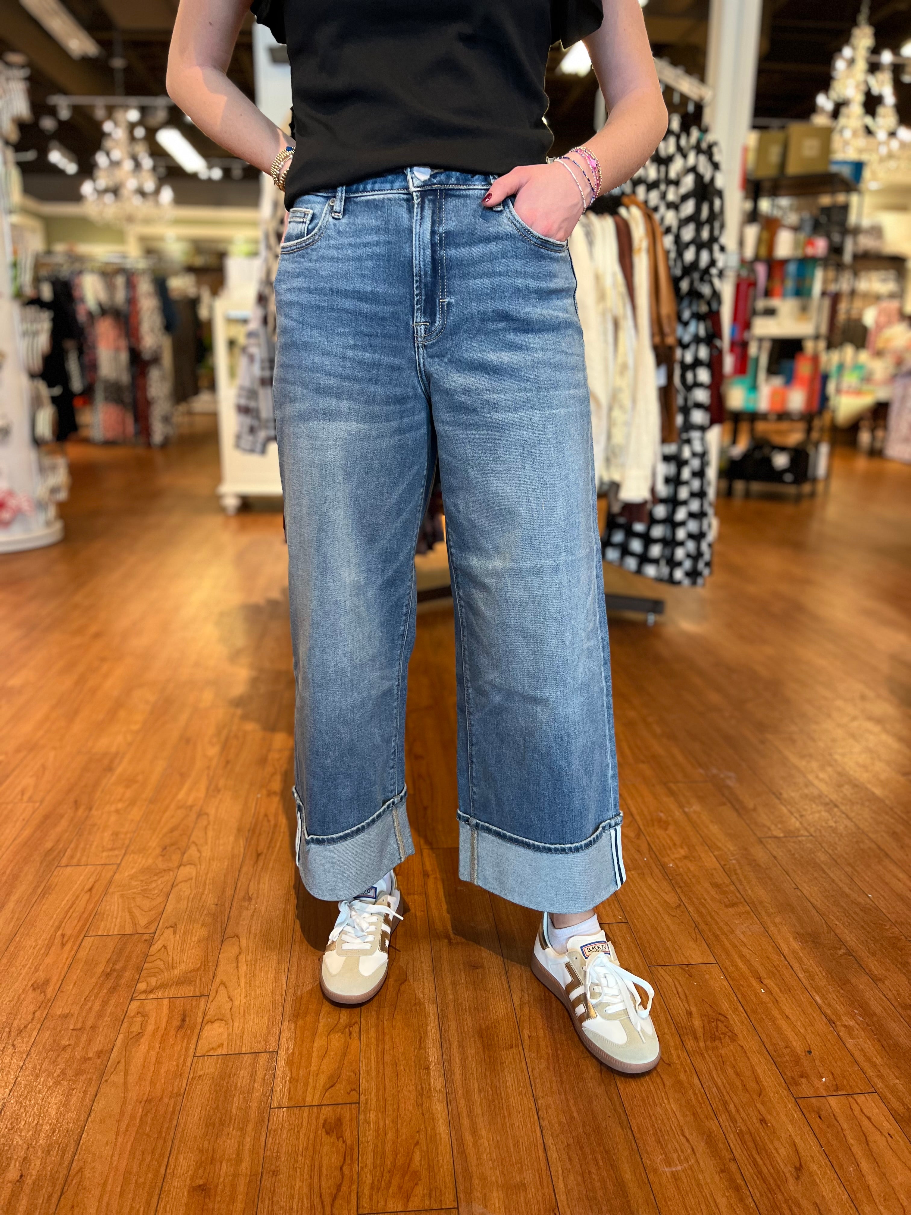 Nori Cuffed Hem - Medium Dark