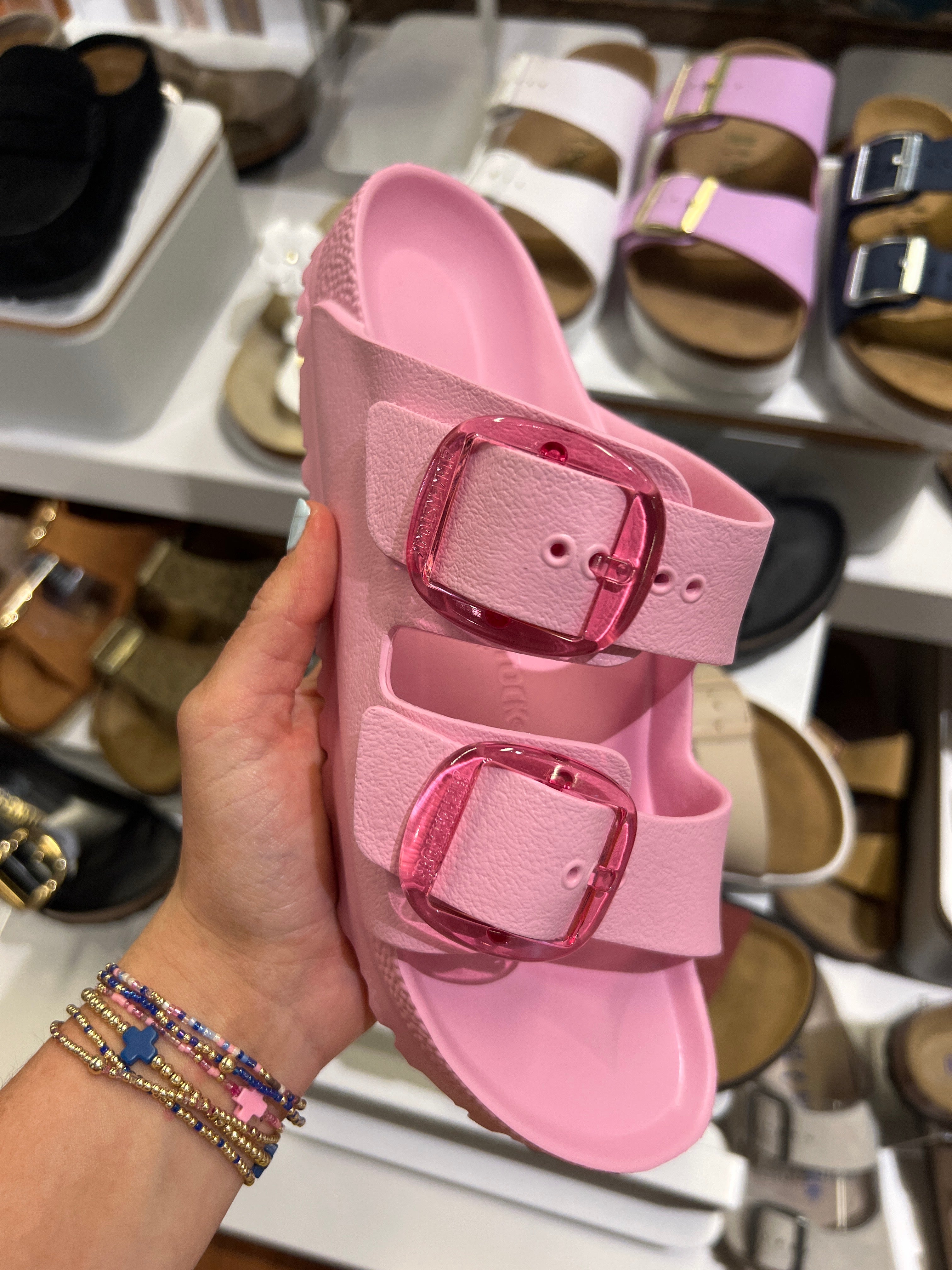 Arizona Big Buckle EVA Fondant Pink N