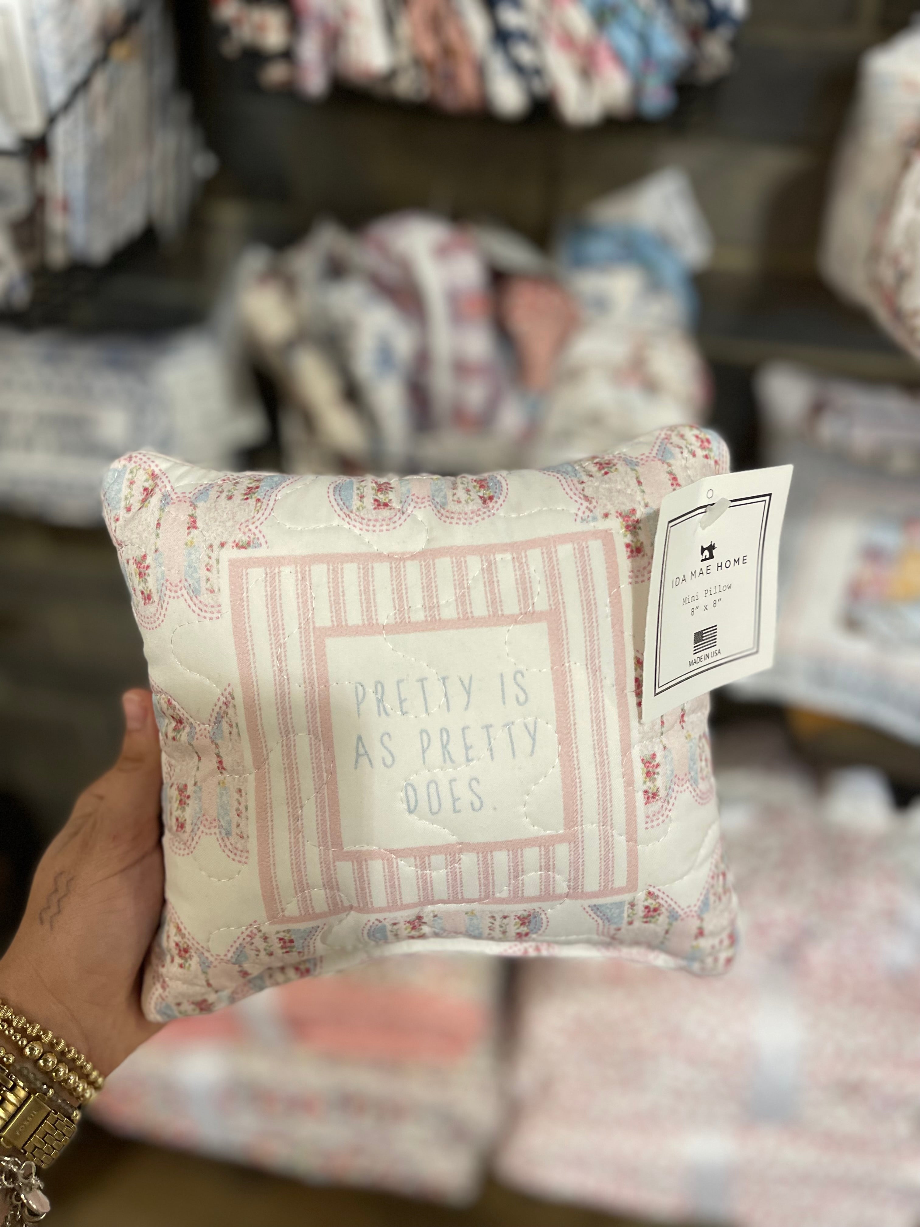 Mini Square Pillow 8” x 8”