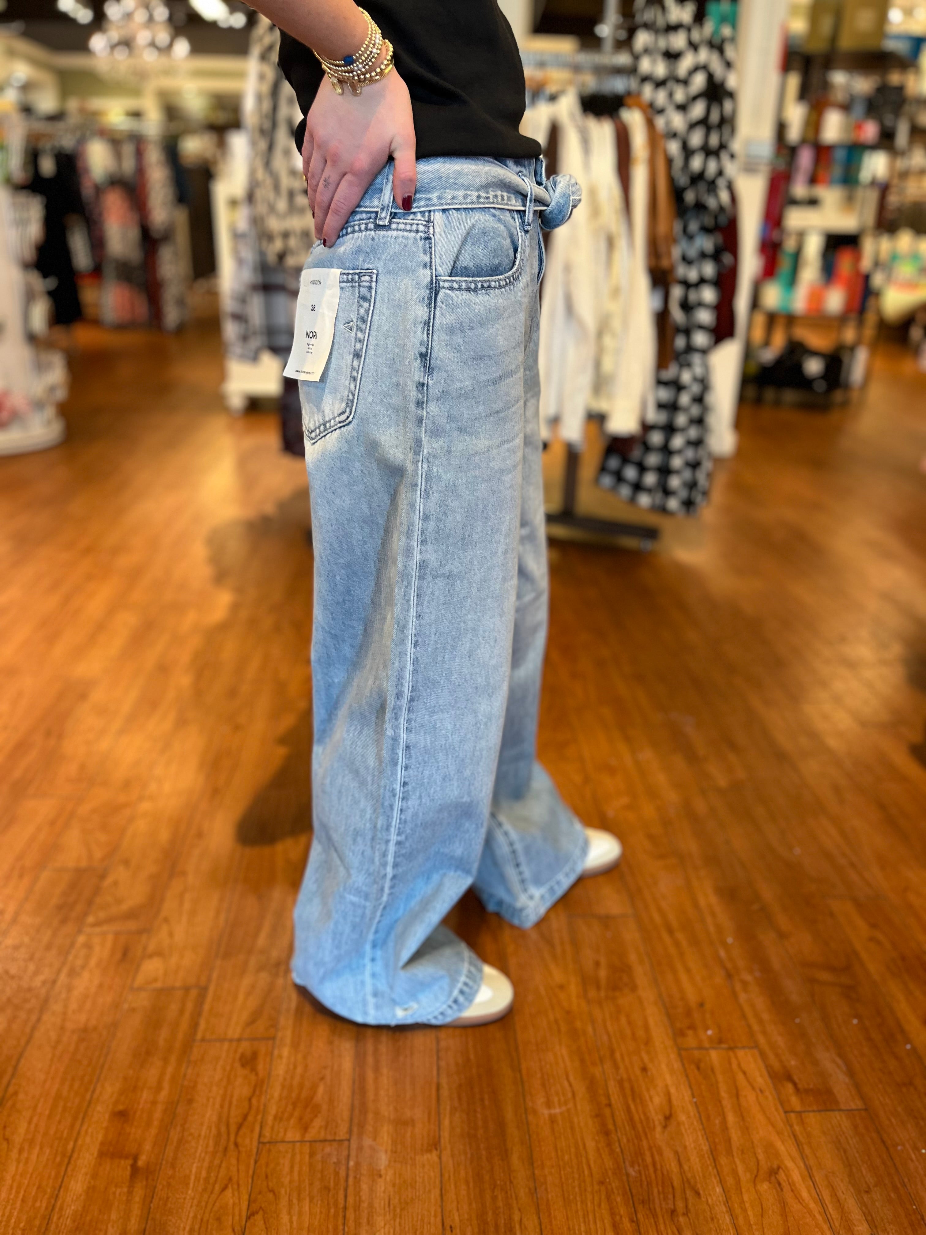 Nori Extra Wide Leg - Light Blue