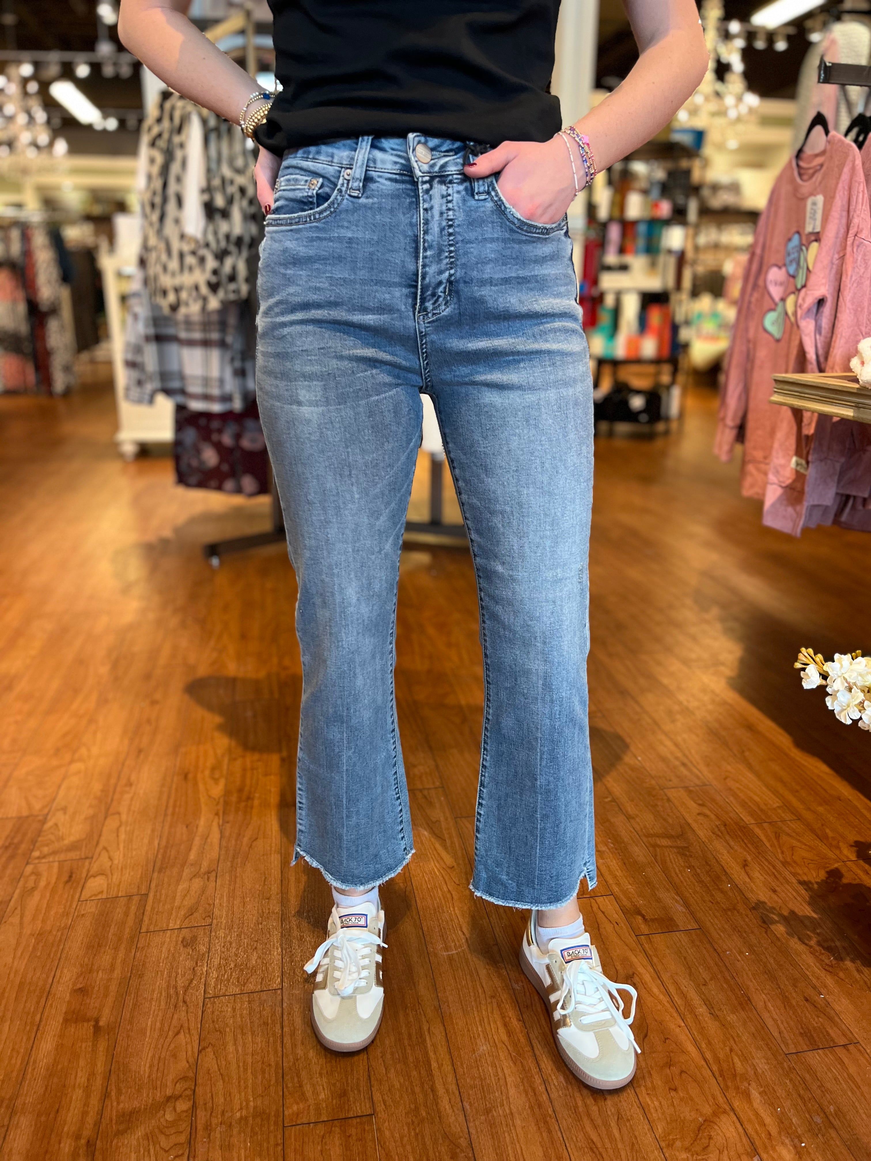 High Rise Bootcut w/ Step Hem - Allure