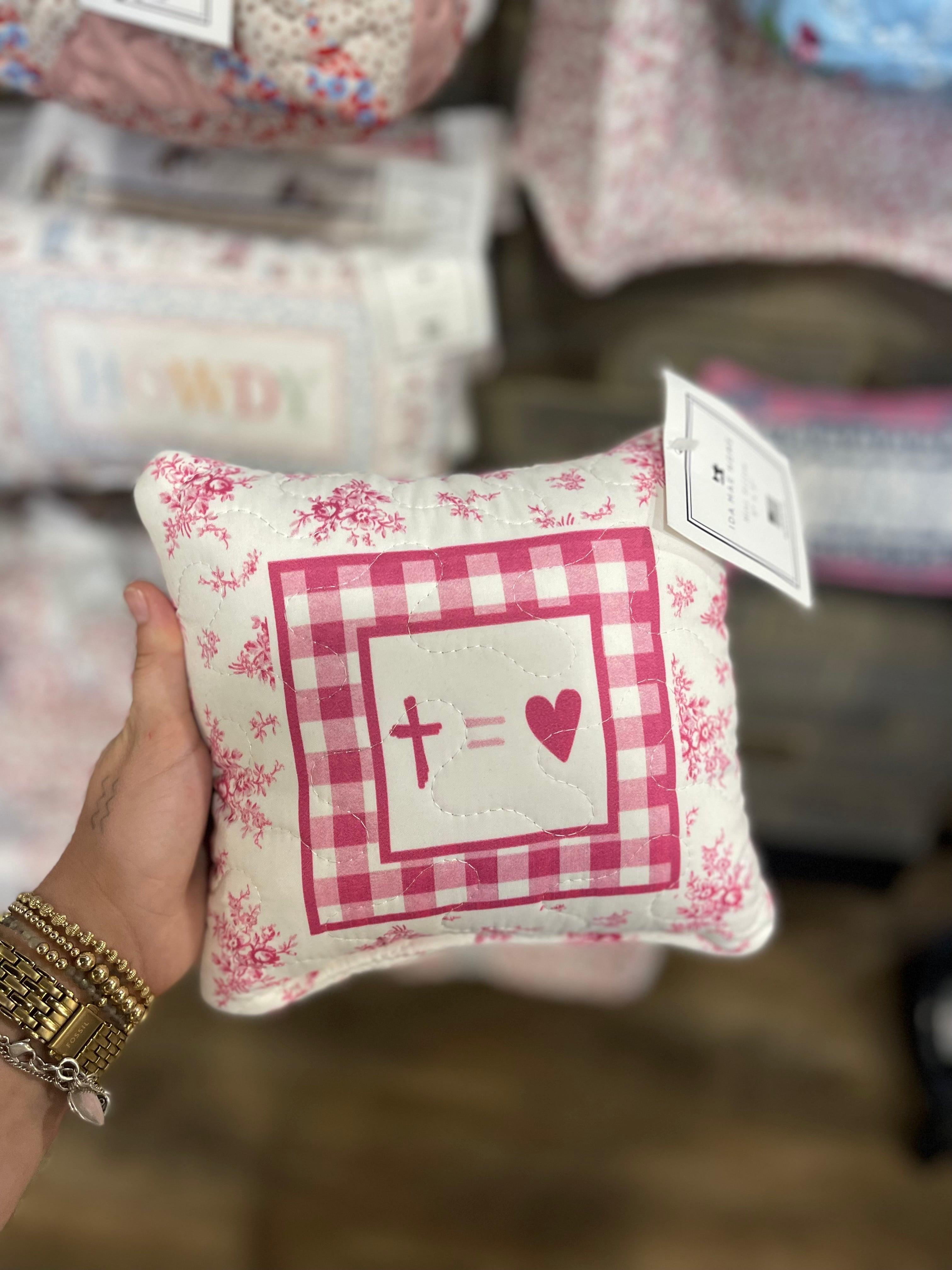 Mini Square Pillow 8” x 8”