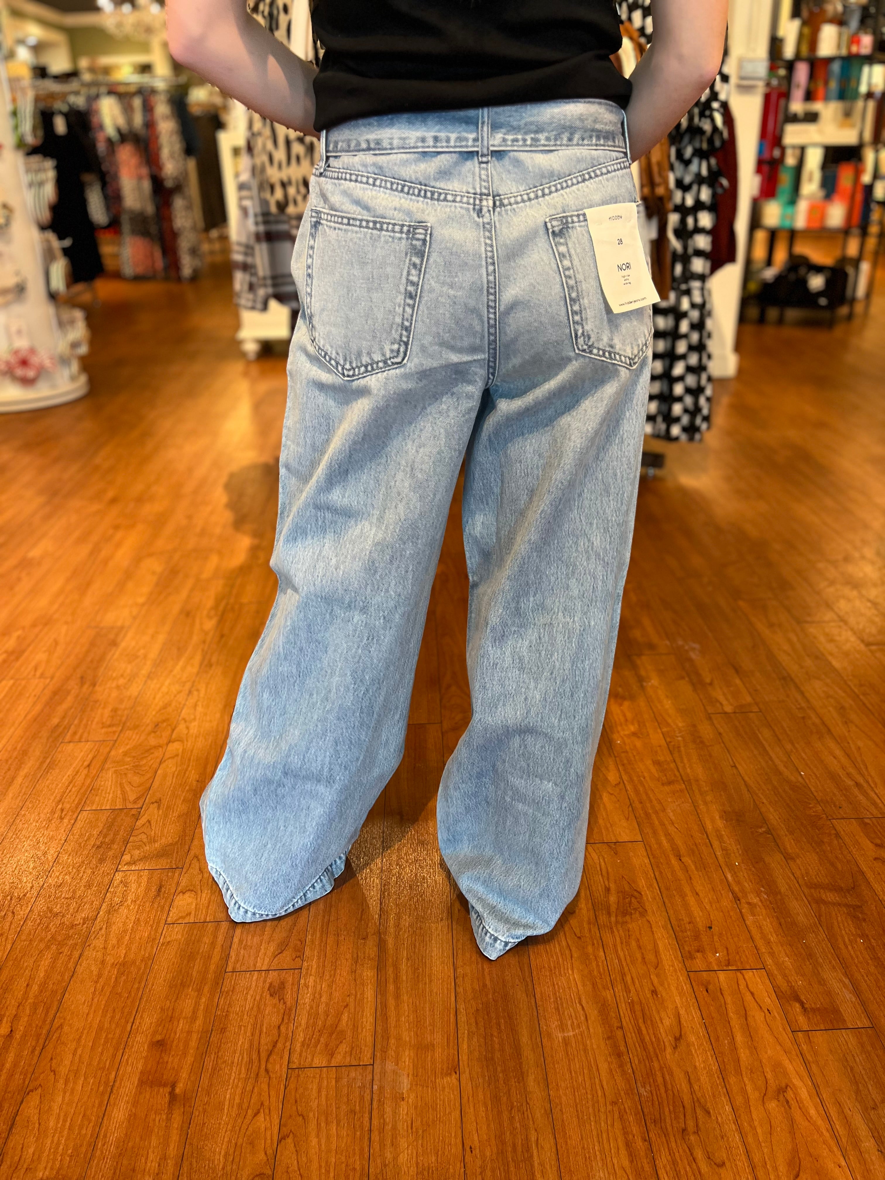 Nori Extra Wide Leg - Light Blue