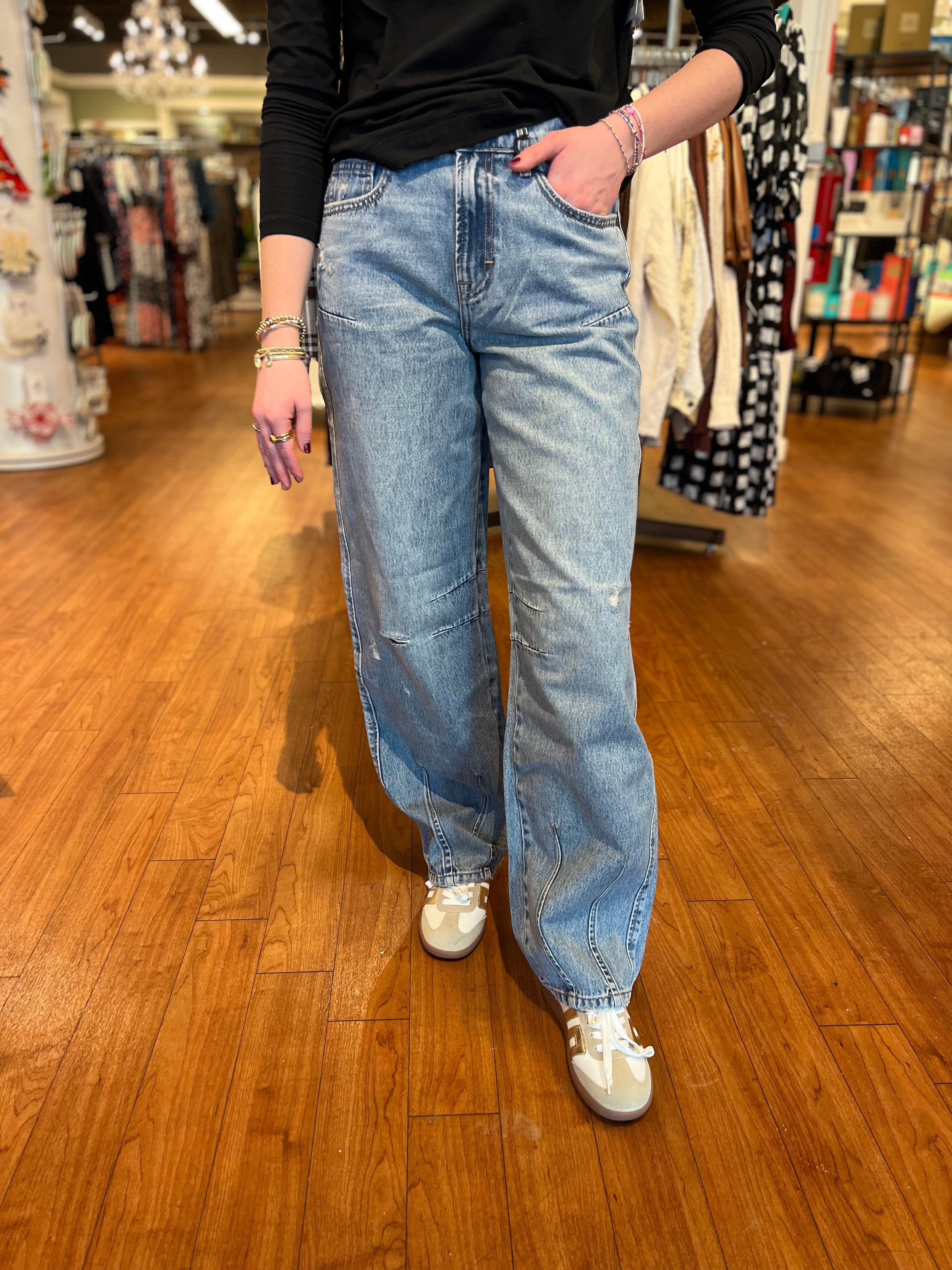 Alyx Baggy Jean - Medium Dark