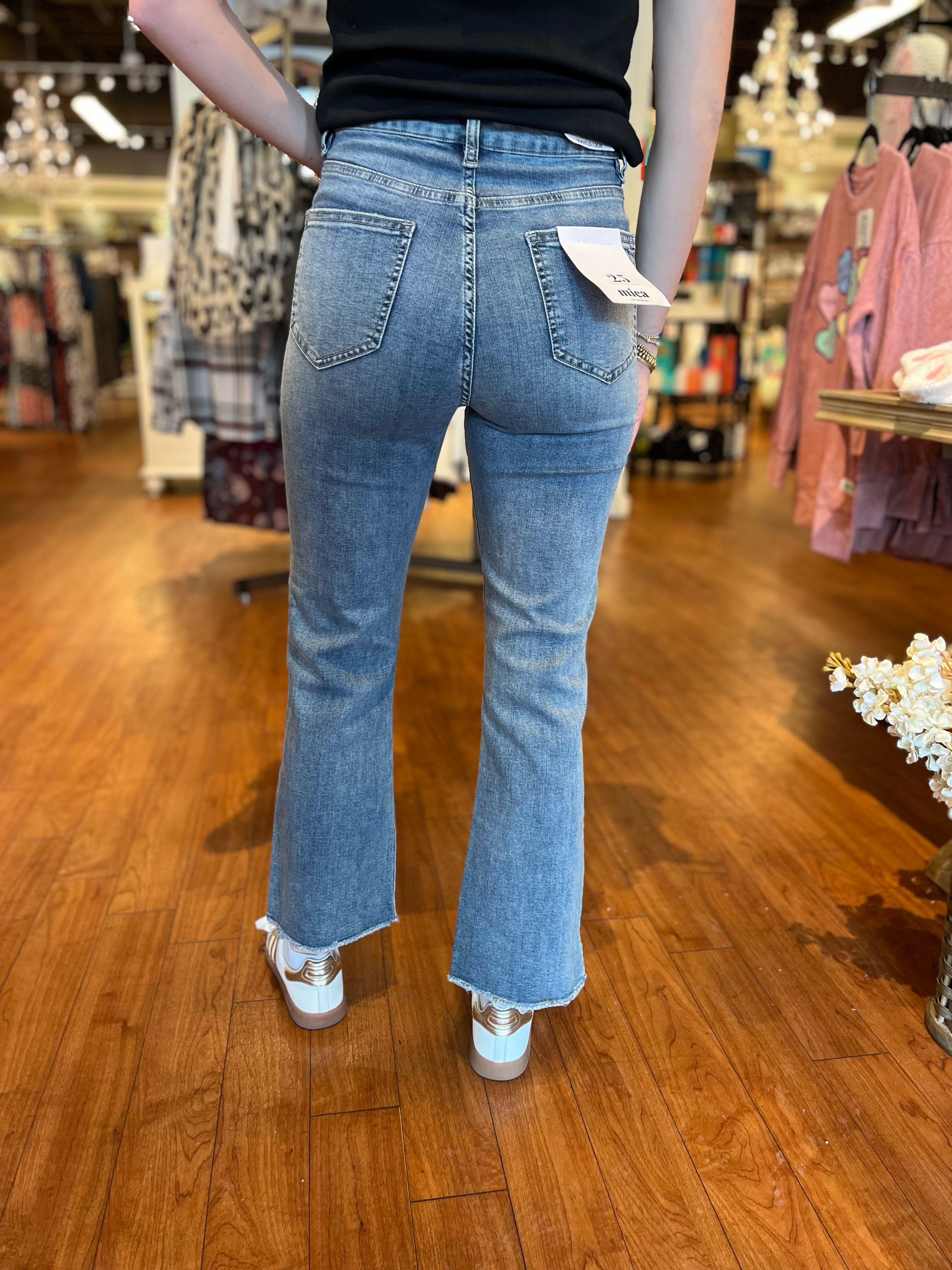 High Rise Bootcut w/ Step Hem - Allure