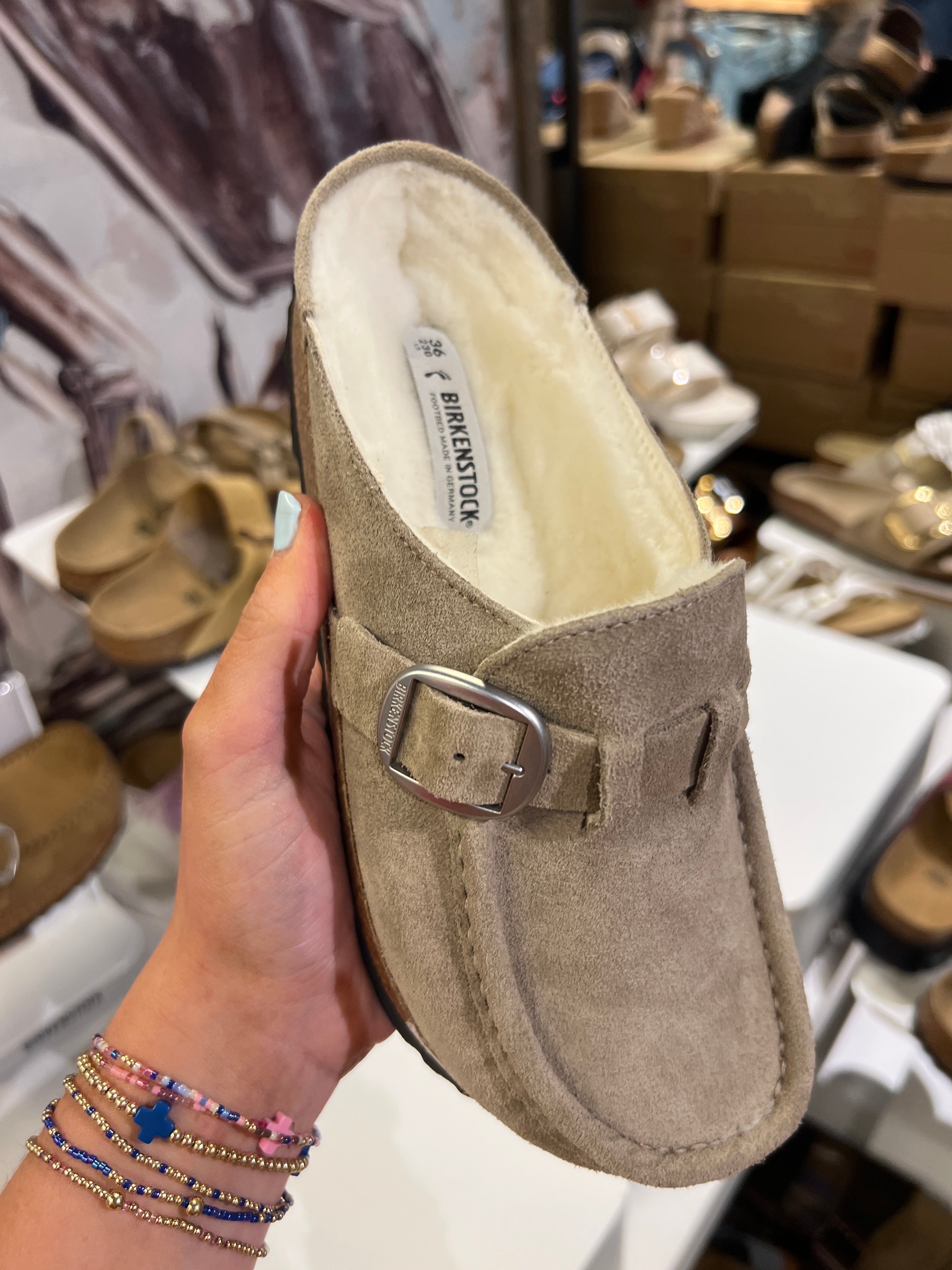 Buckley Shearling Suede