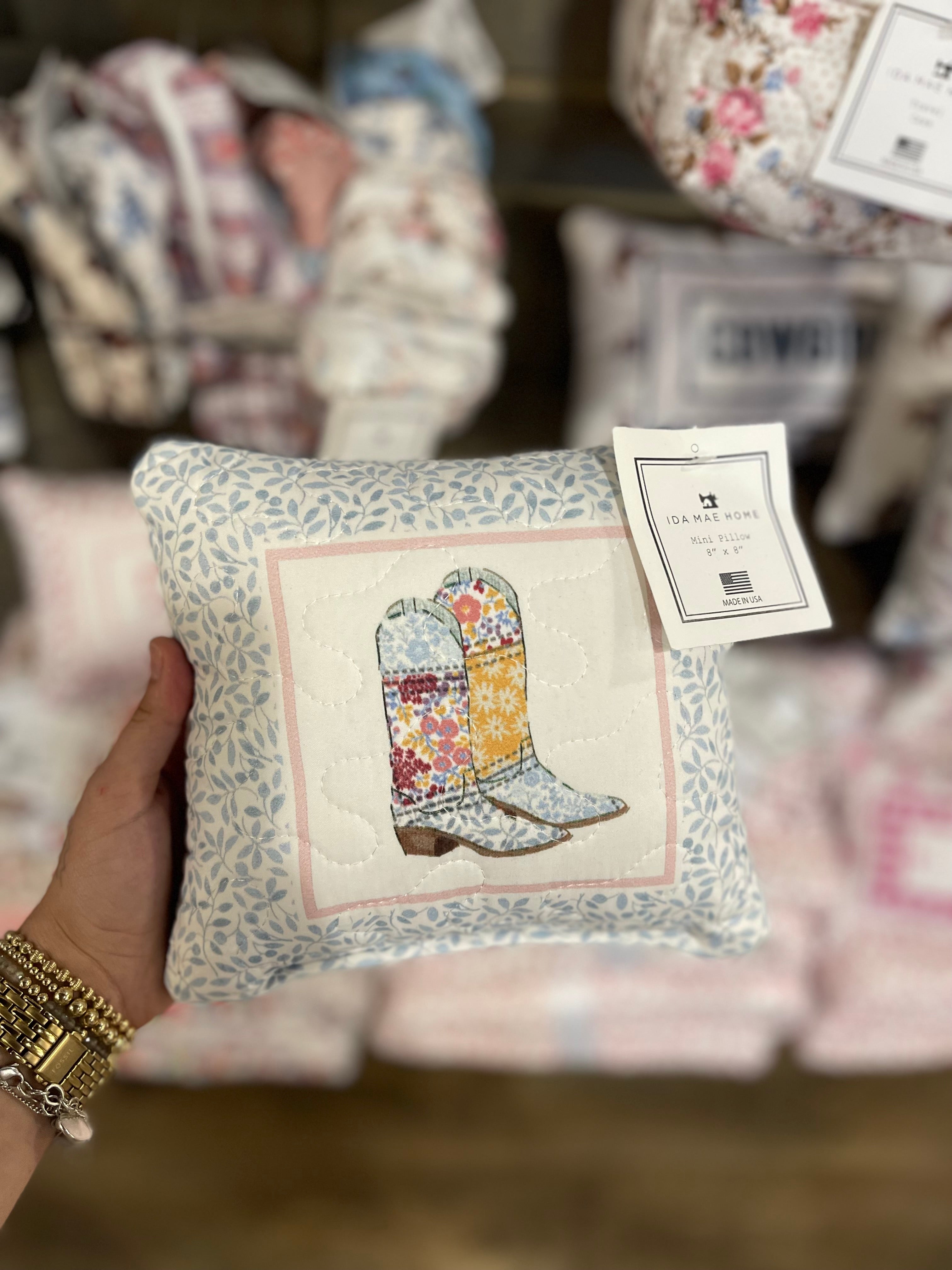 Mini Square Pillow 8” x 8”