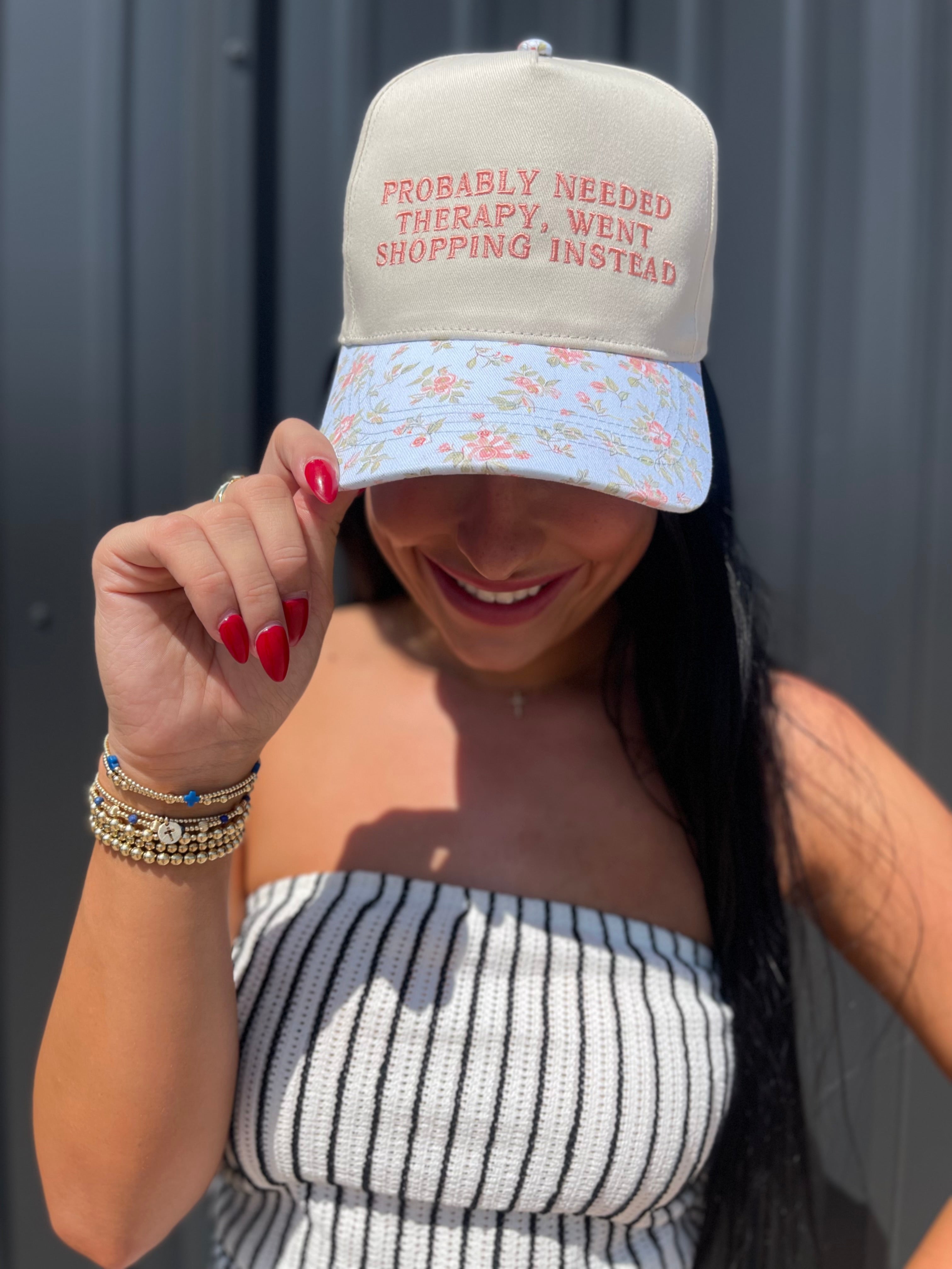 Probably Needed Therapy, Went Shopping Instead Trucker Hat