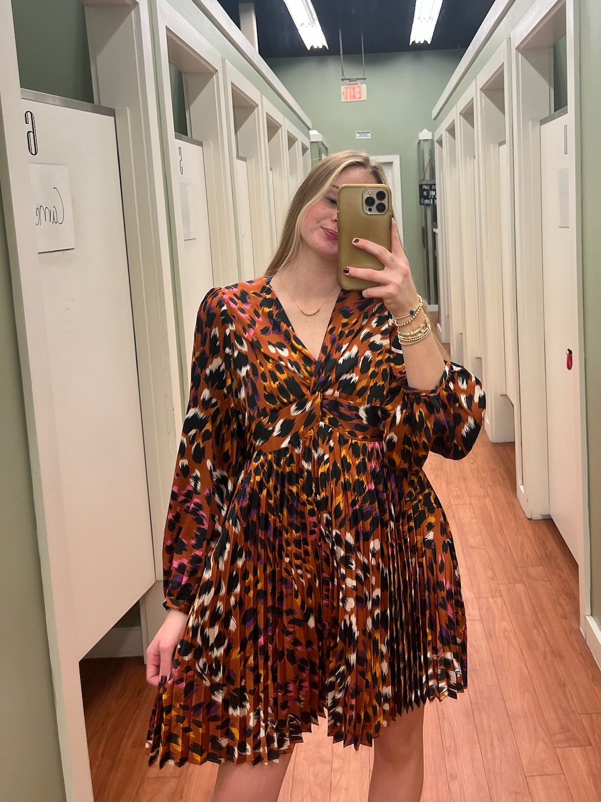 Painted Leopard Dress