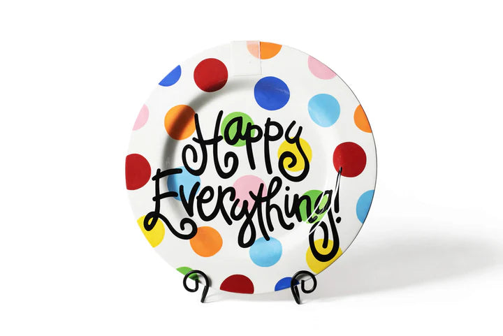 Bright Dot Big Happy Everything! Round Platter